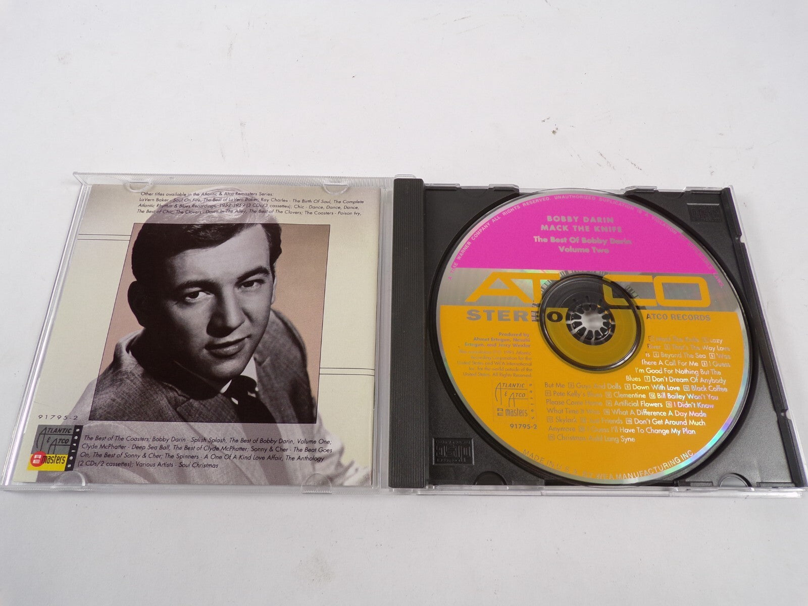 Bobby Darin Mack The Knife The Best Of Bobby Darin Volume Two Atlantic&AtcoCD#51