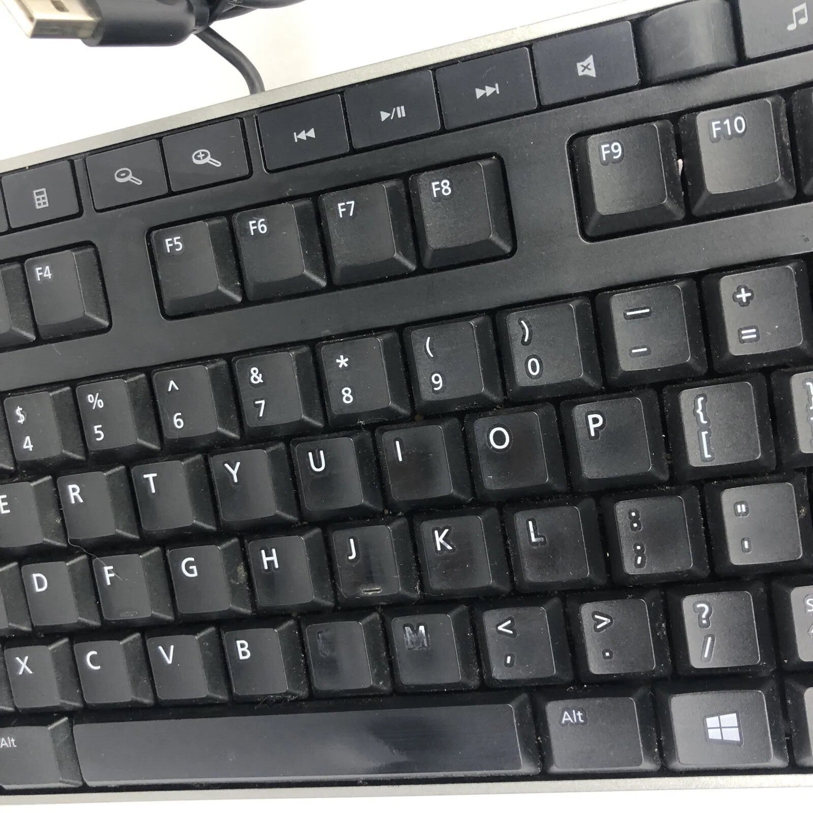 DELL M/N KB522 Wired Keyboard - Black Computer Keyboard USB Connected LOOK