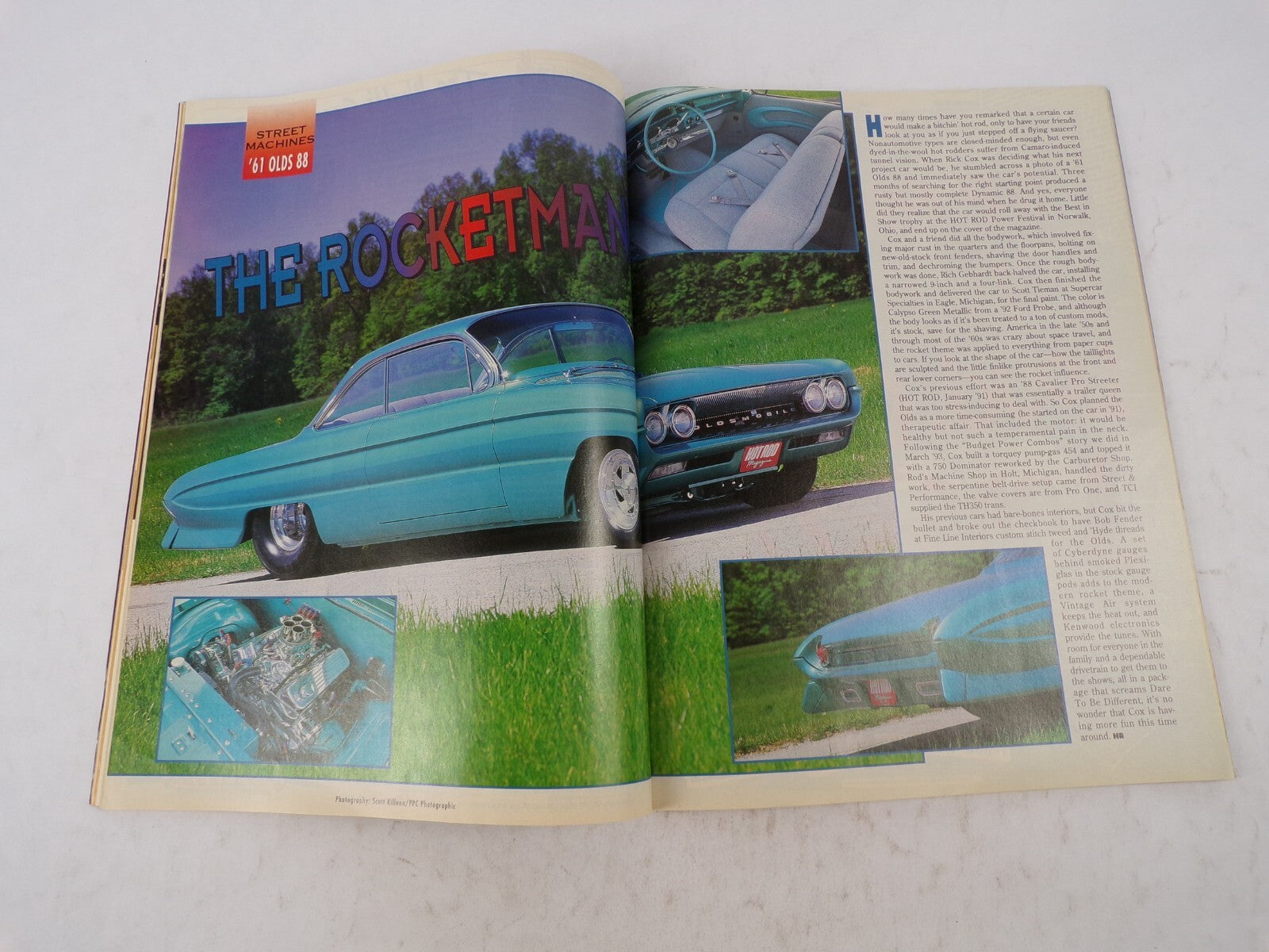 September 1995 Hot Rodding Magazine Win A '55 Chevy Pickup Power Festival '95