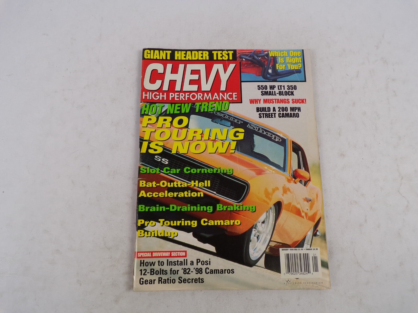 January 1999 Chevy High Performance Hot New Trend Pro Touring Is Now! Giant Head