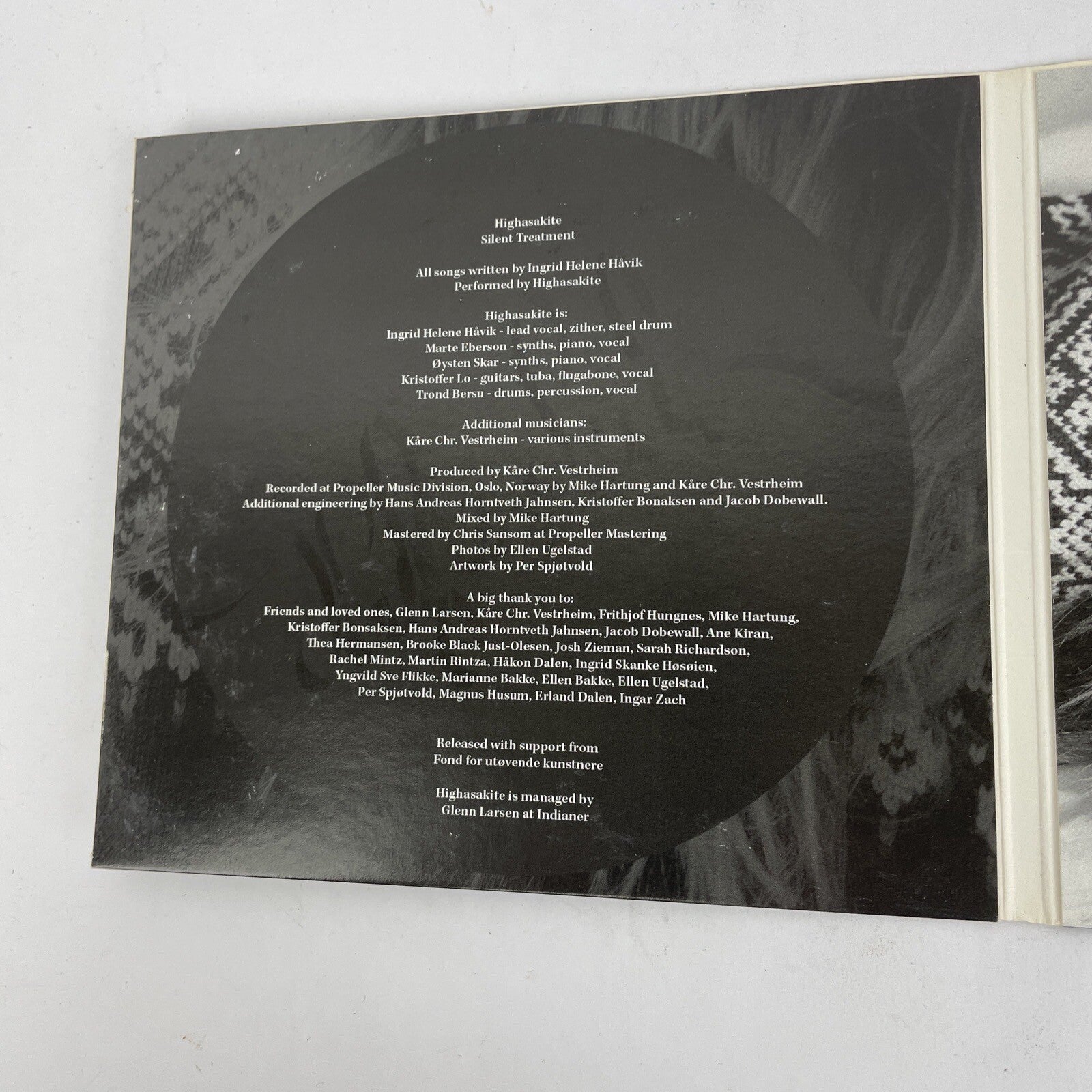HIGHASAKITE - SILENT TREATMENT Digital Audio CD 2014 Propeller Recordings - HI