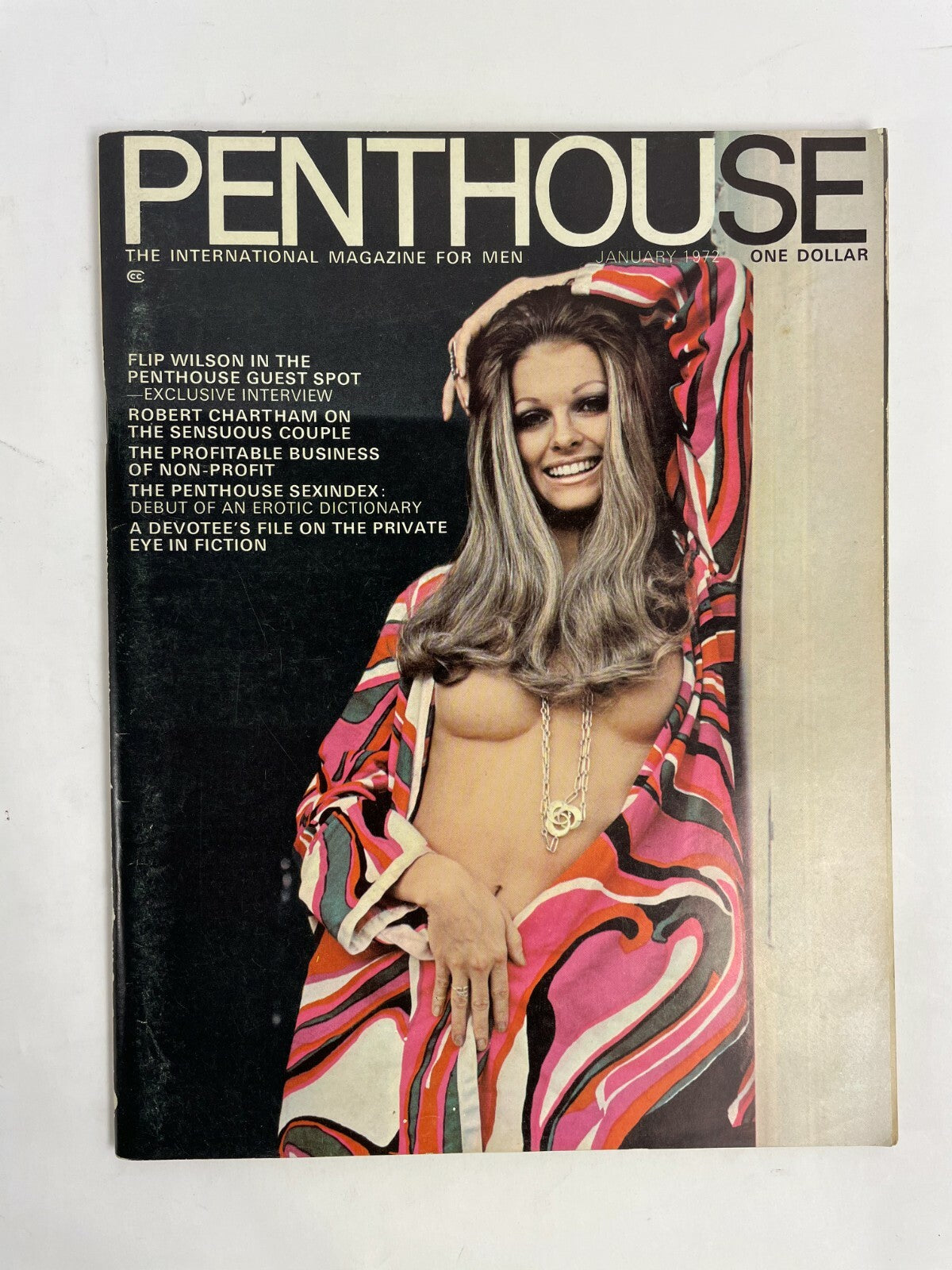 January 1972 Penthouse Magazine Flip Wilson Robert Chartham Eye In Fiction