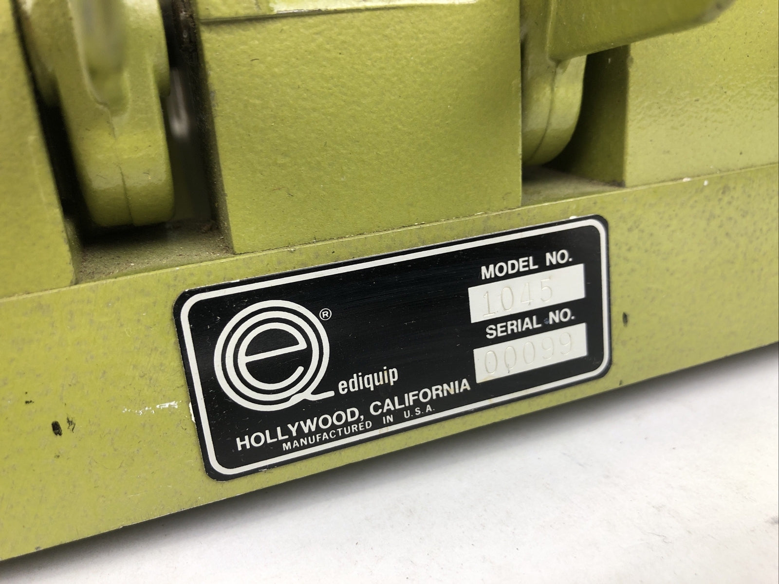 Ediquip # 1045 35mm 5 Gang J&R Film Co. Editing Synchronizer Vintage Hollywood