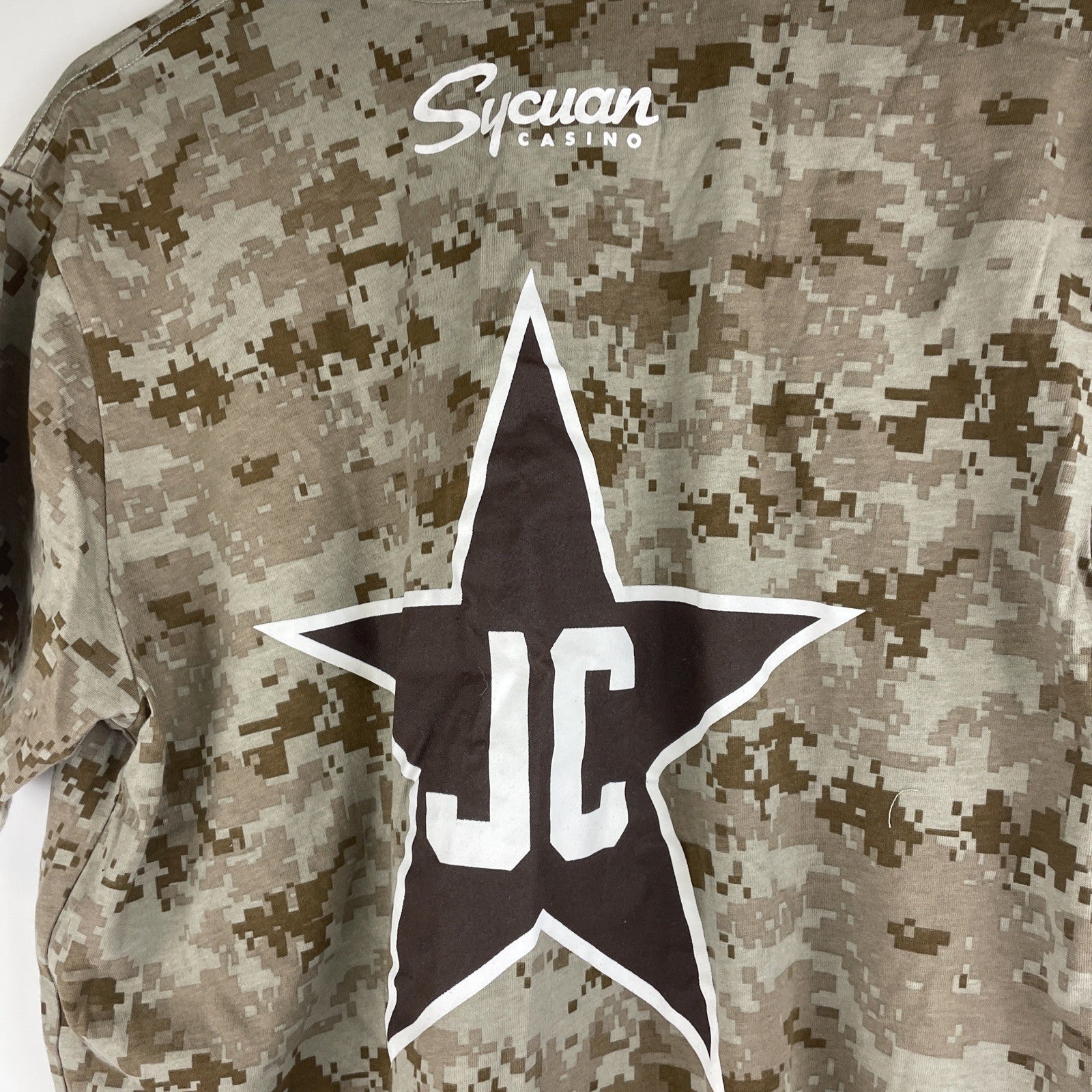 San Diego Padres Digi Camouflage Shirt JC Star Jerry Coleman Size XL SGA Camo