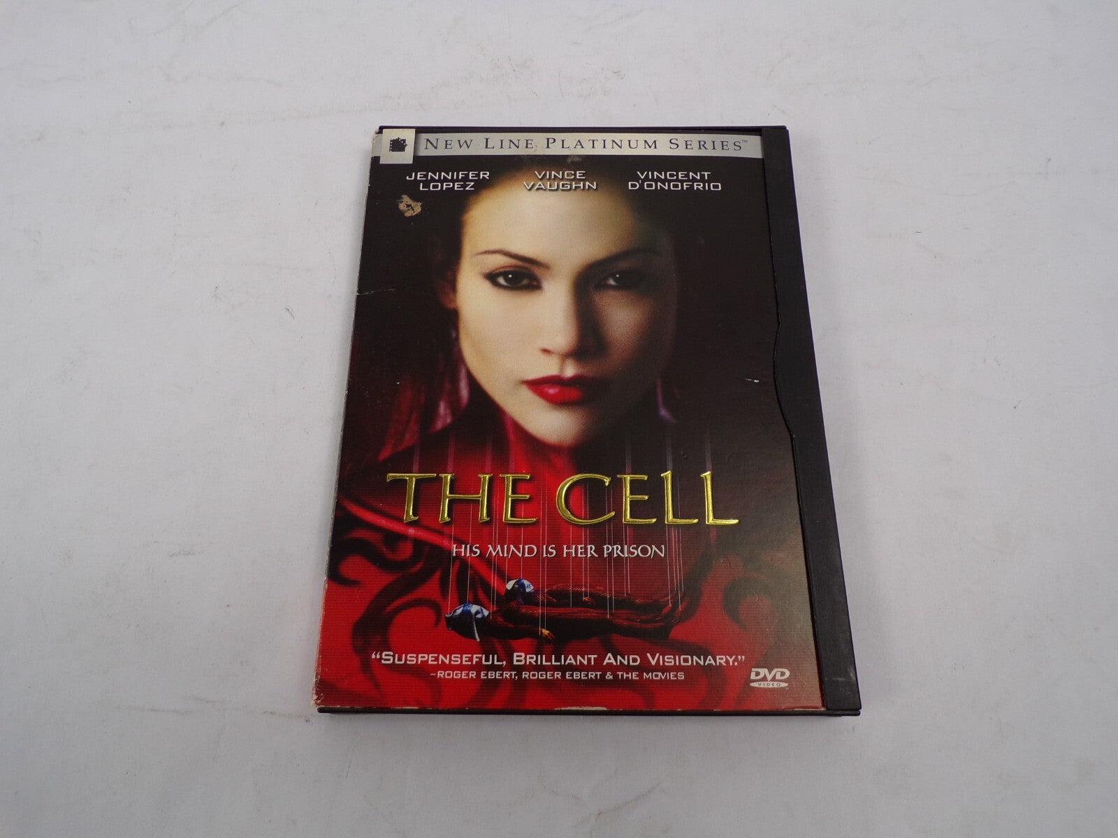 The Cell His Mind is Her Prison Jennifer Lopez VIncevaughn Vincent DVD Movies
