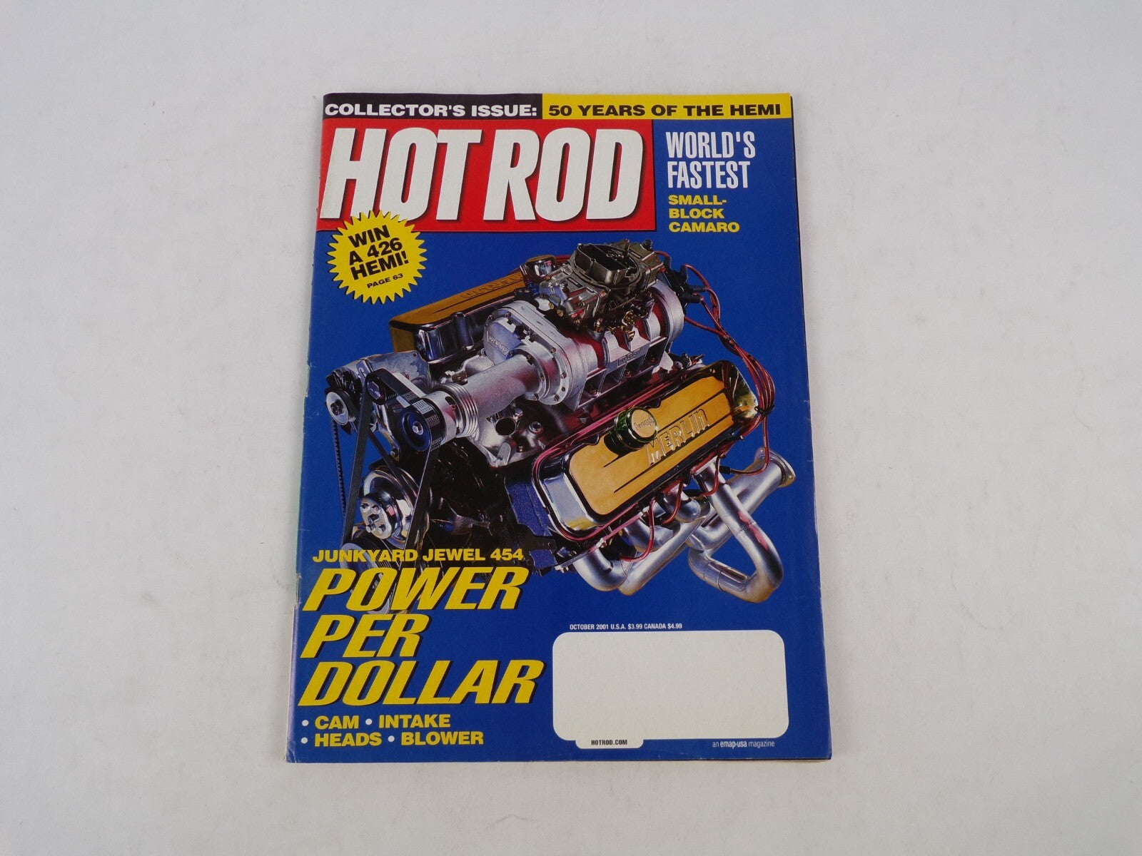 October 2001 Hot Rod Magazine Collector's Issue: 50 Years Of The Hemi World's Fa