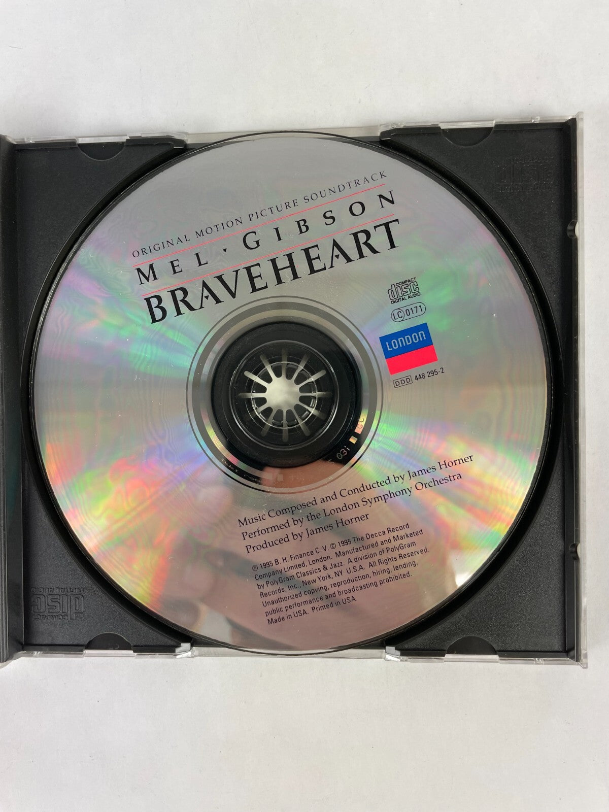 Mel Gibson Braveheart Greatest Hits CD #7