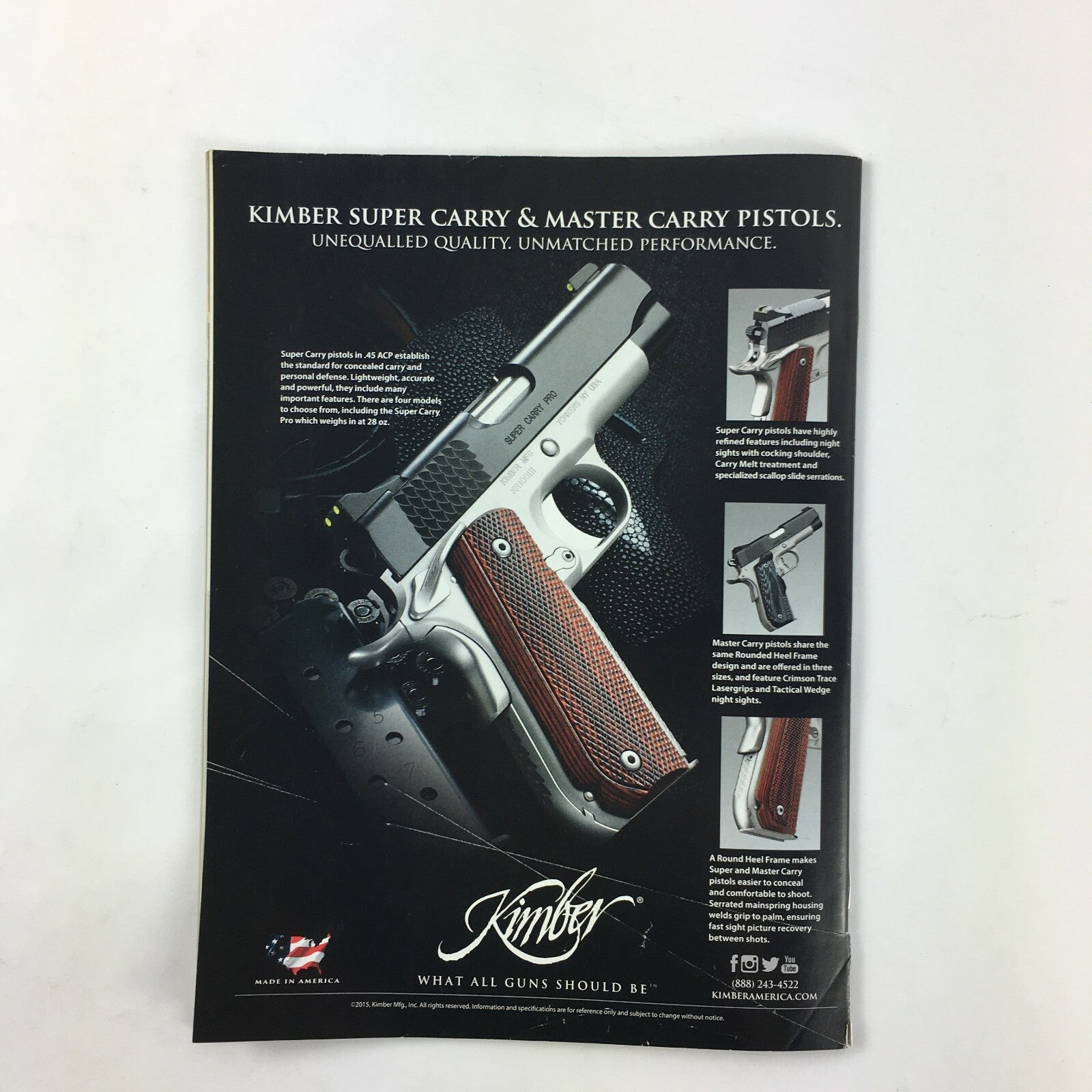 August 2015 Shooting Times Magazine 10mm P220 Enduron Technology New P220 10mm