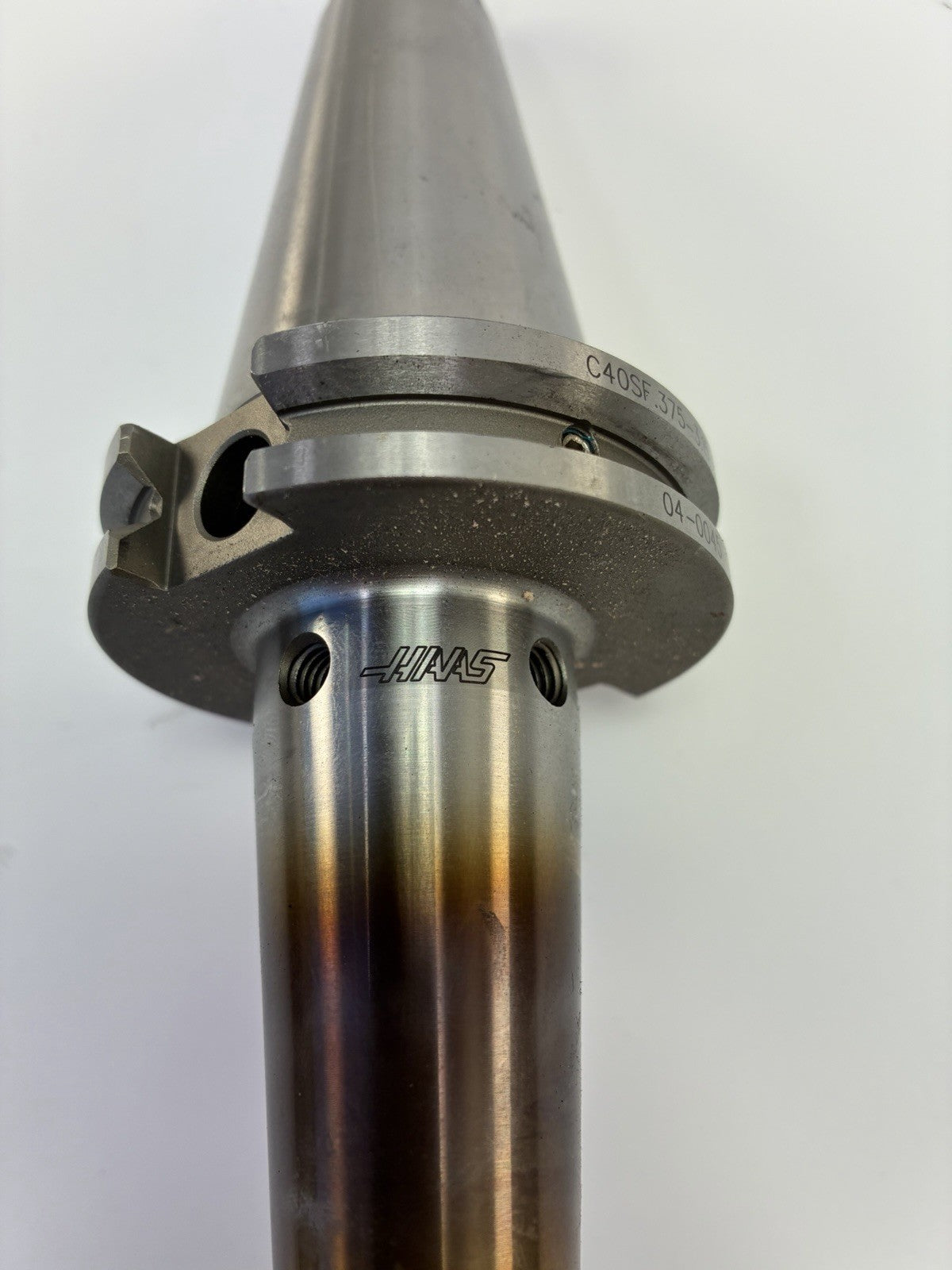 HAAS C40SF .375 x 3.15 Shrink Fit Holder 04-0045 CAT40 w/Cutter