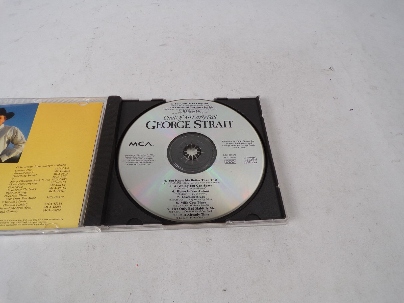 George Strait Chill Of An Early Fall I've Convinced Everybody But Me If I CD#62