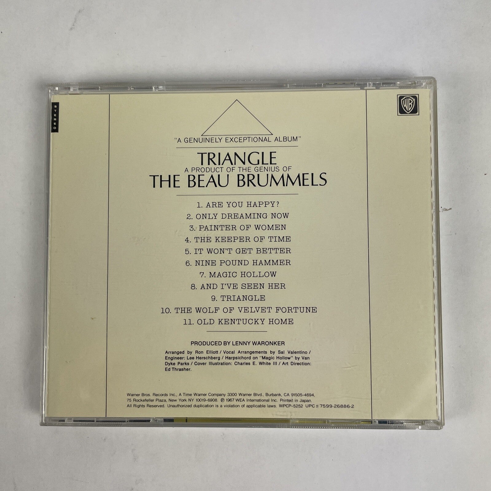 The Beau Brummels - Triangle CD Japanese Import (1993) #16