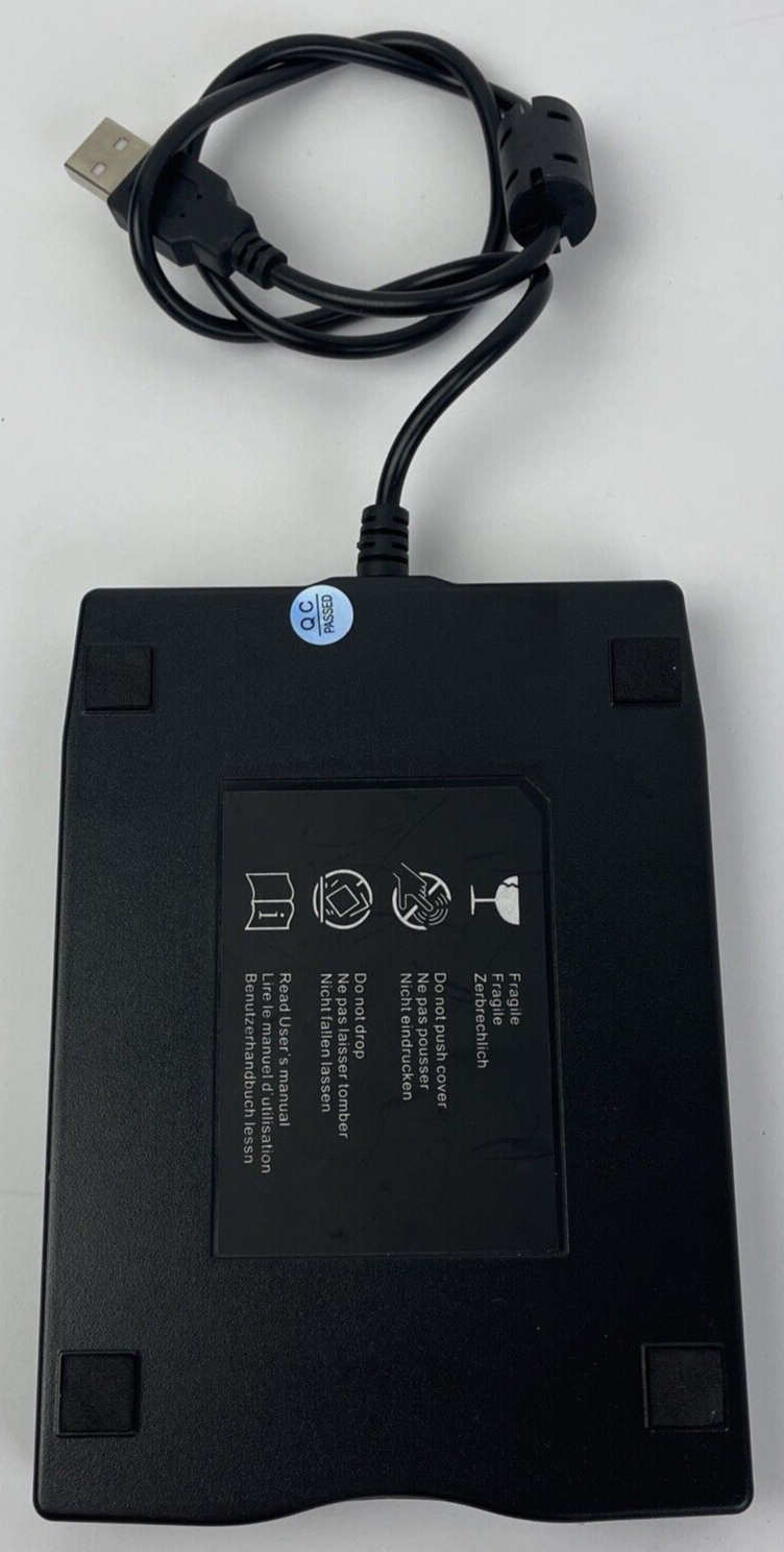 Portable USB Diskette Drive - Tendak USB Floppy Disk - 3.5" Portable VGC LOOK