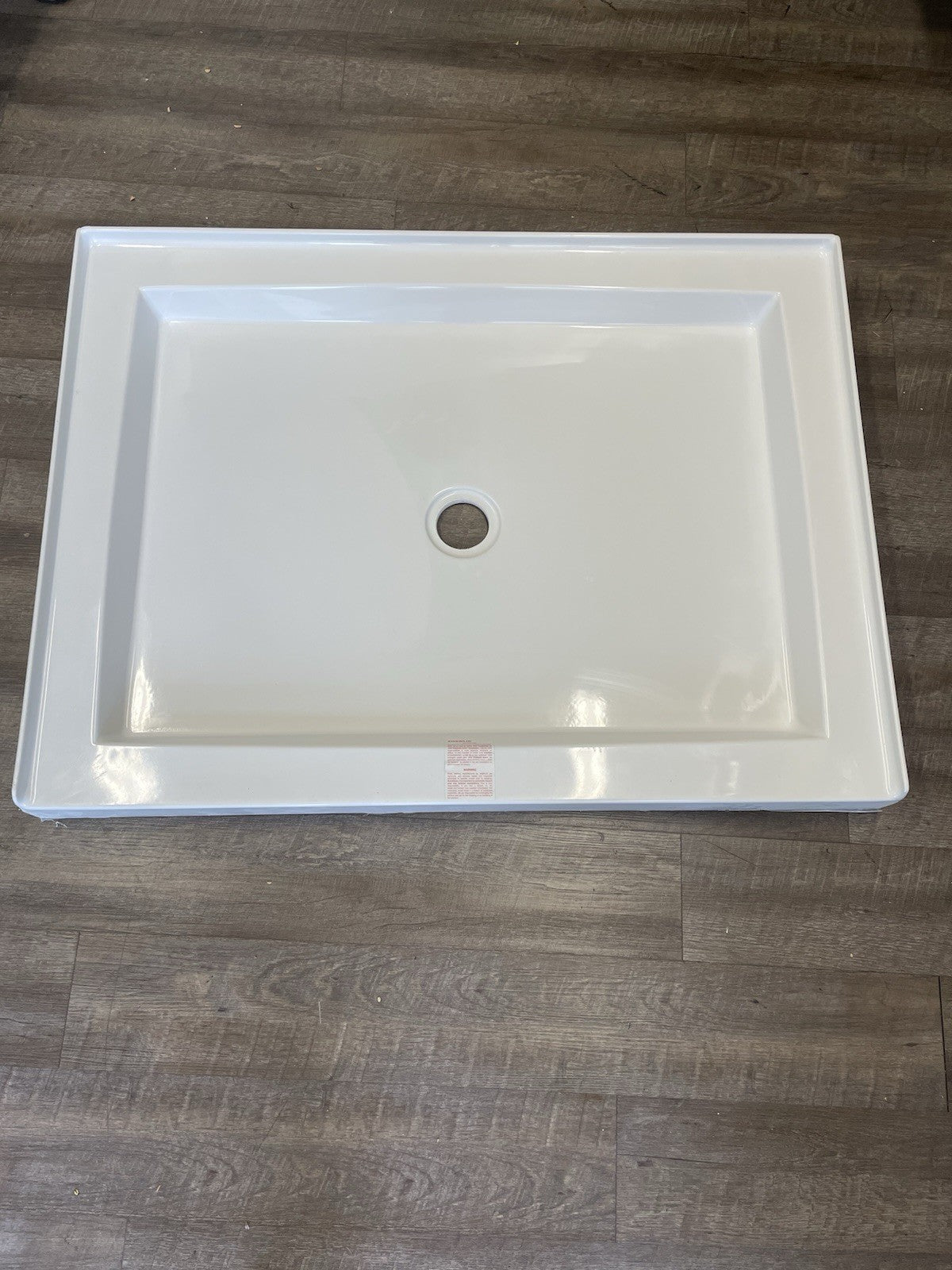 Sherlic Shower Pan Base 48 x 36 x 3 5/8 Center Drain Molded Tile 3 Flange