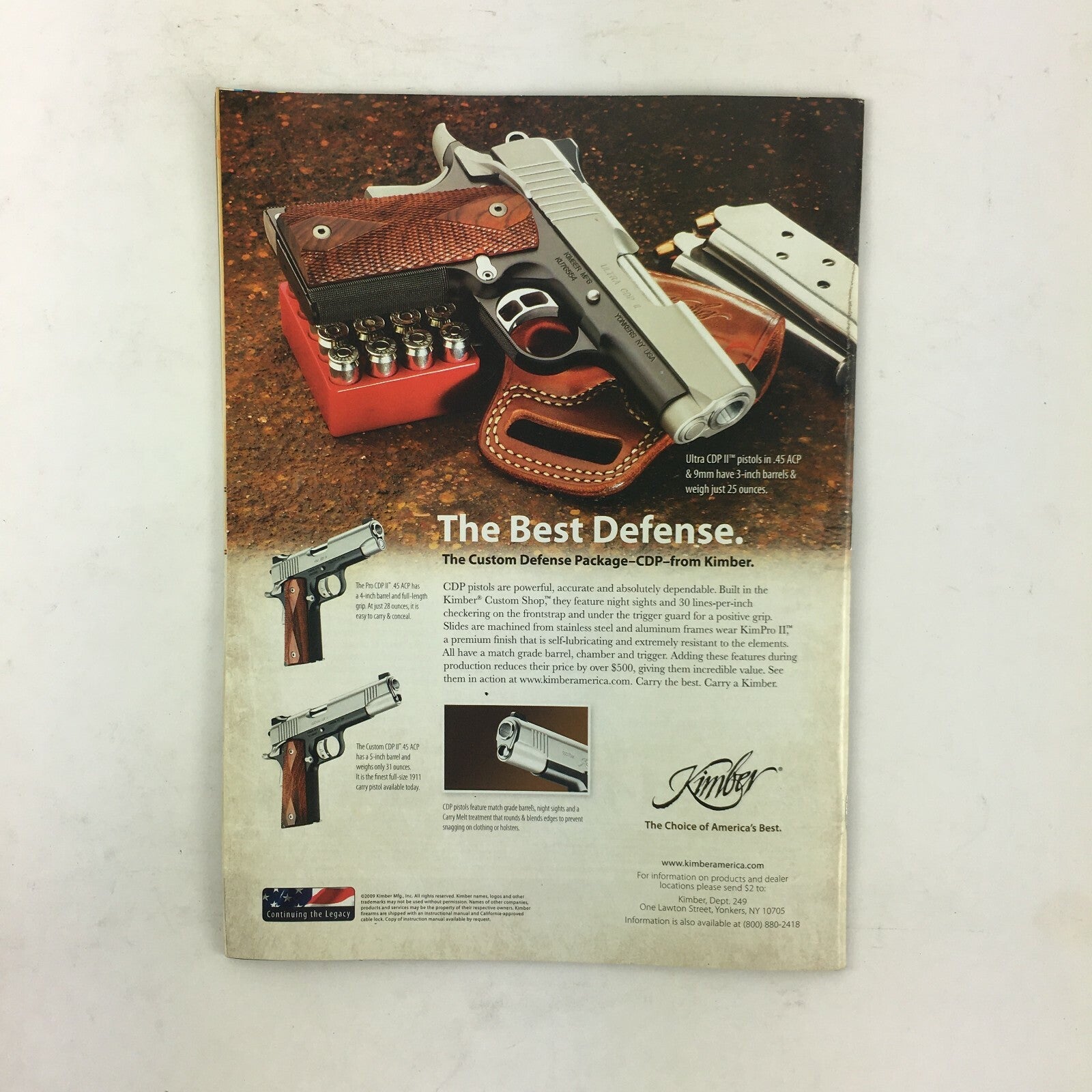 July 2009 American Rifleman Magazine FN Scar Semi Auto 16S Remingtons Model 887