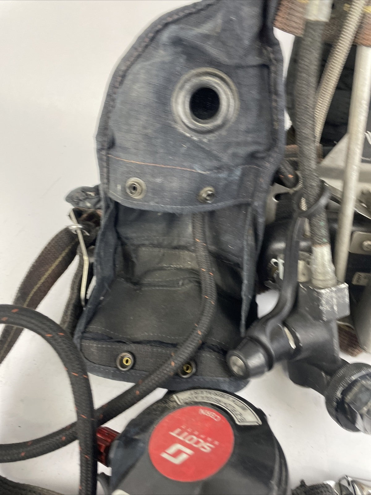 SCOTT SAFETY 4.5 4500 SCBA Air Pack Harness EZ-Flow Air Pak Plus with Sensor c