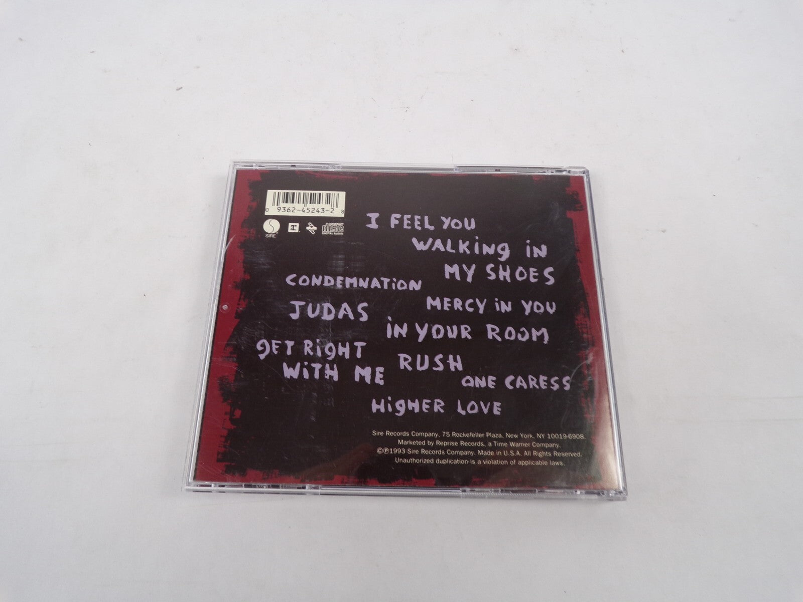 Depeche Mode Songs Of Faith And Devotion I Feel You Walking In My Shoes CD#25