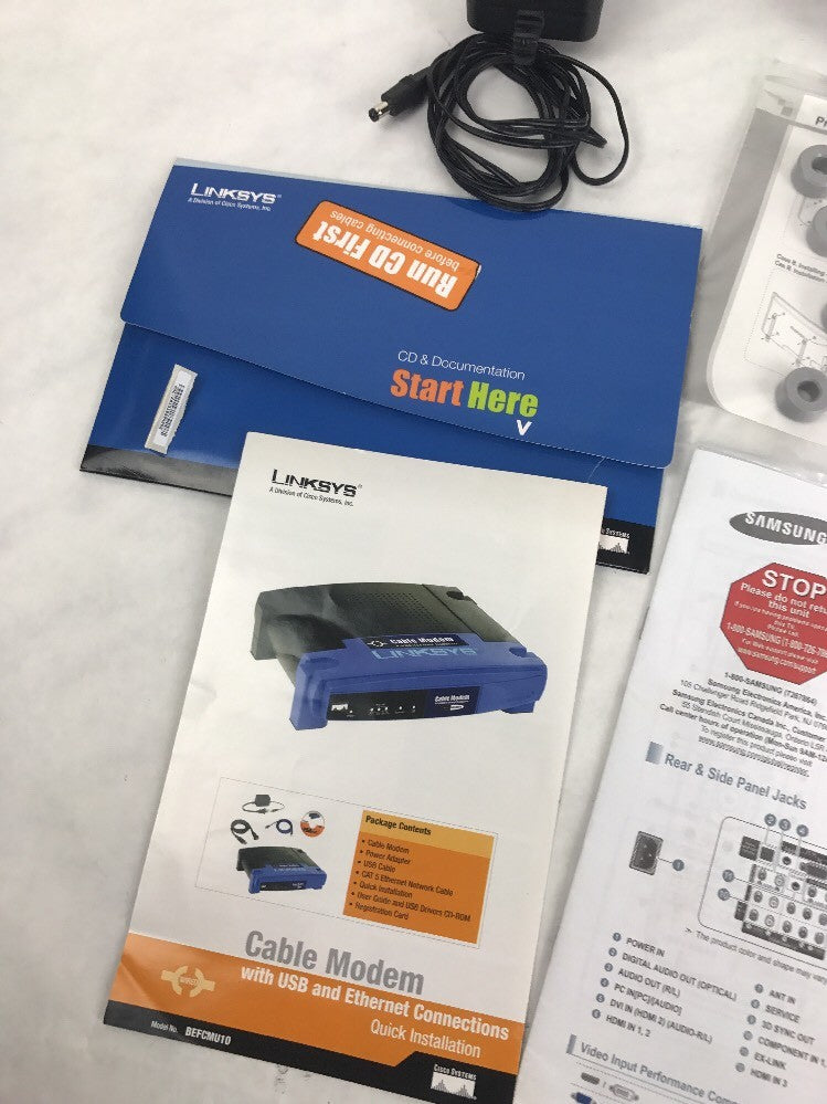 LINKSYS ETHERFAST CABLE MODEM BEFCMU10 VER 2 Excellent