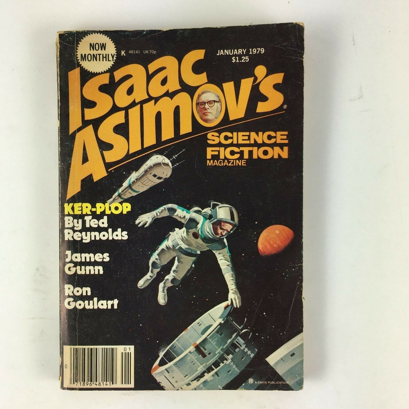 January 1979 Isaac Asimov's Science Fiction Magazine Ker-Plop by Ted Reynolds