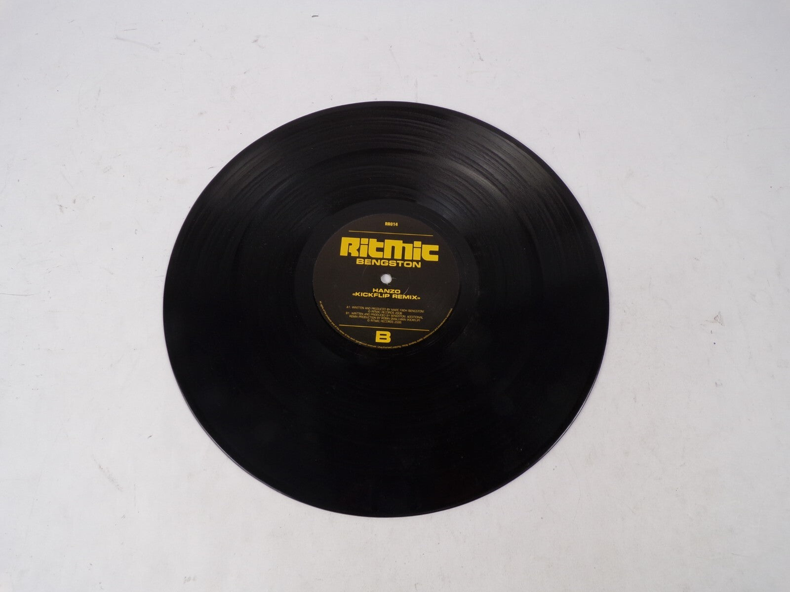 Ritmic Bengston Hanzo Kickflip Remix Vinyl Record
