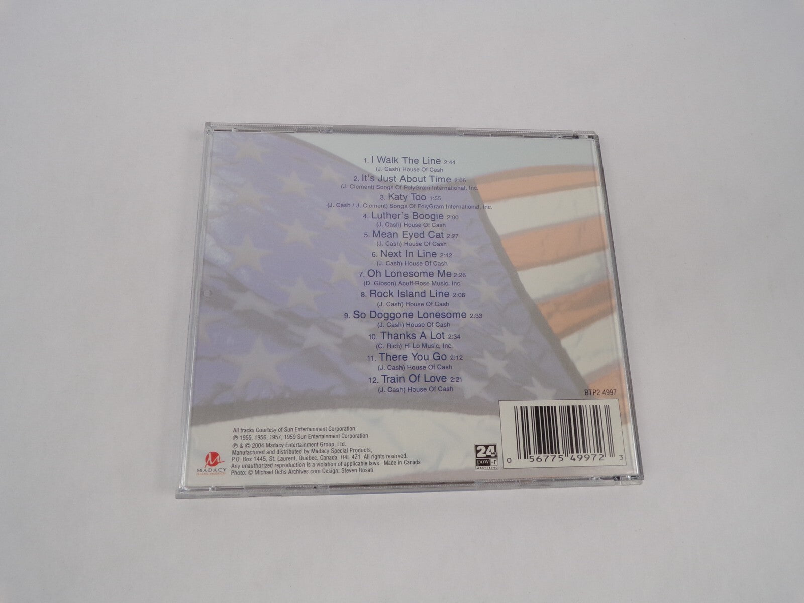Johnny Cash Country Legend I Walk The Line It's Just About Time Katy Too CD#63