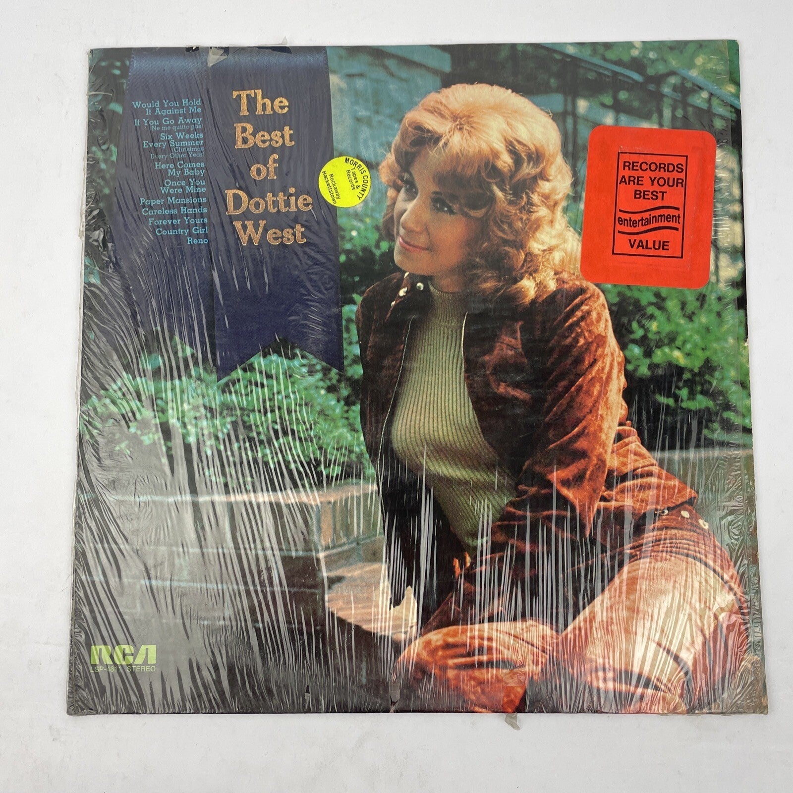 The Best Of Dottie West 1972 UK Vinyl LP Here Comes My Baby Paper Mansions