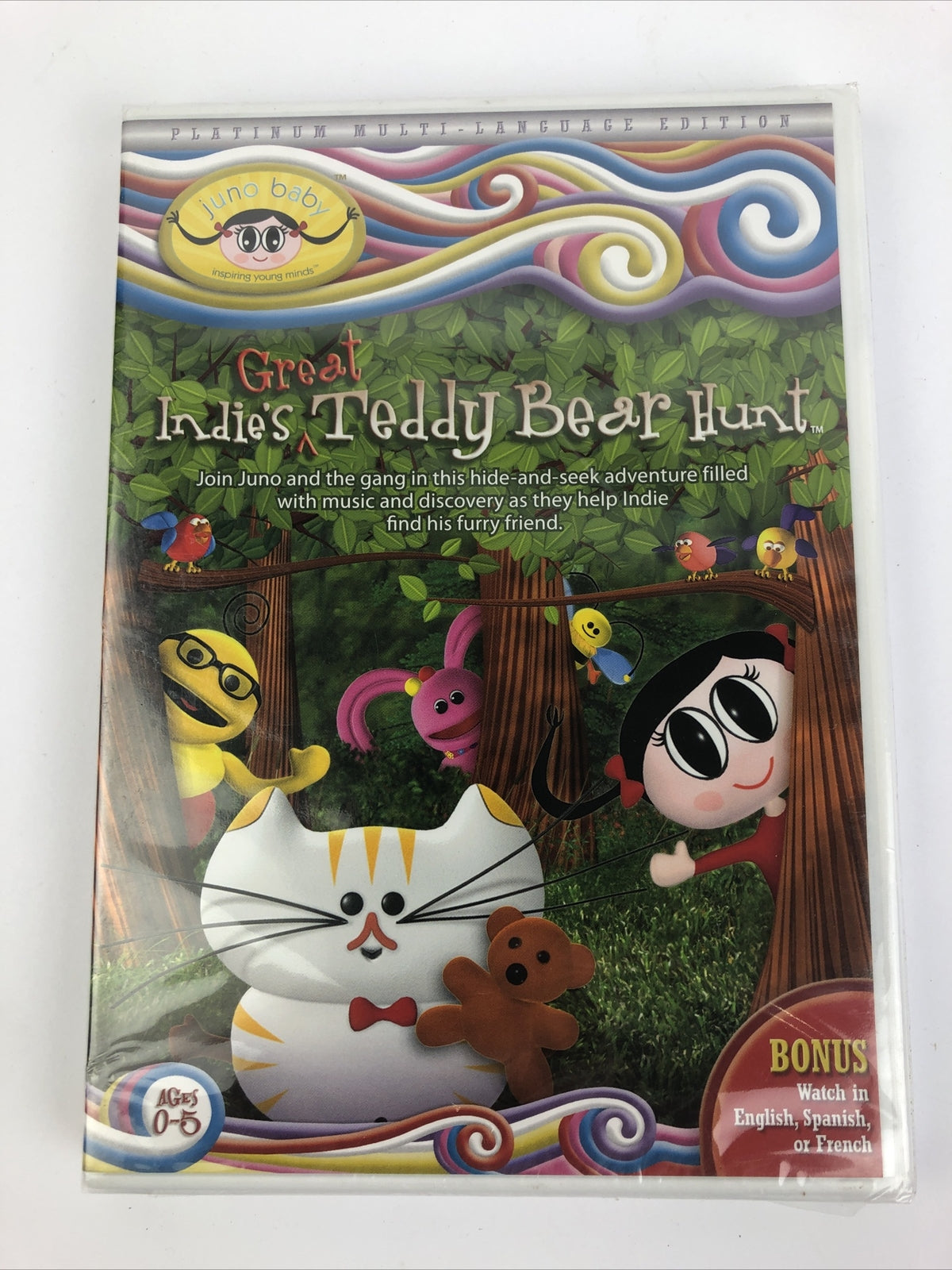 Juno Baby - Indie's Great Teddy Bear Hunt Educational DVD Problem Solving Music