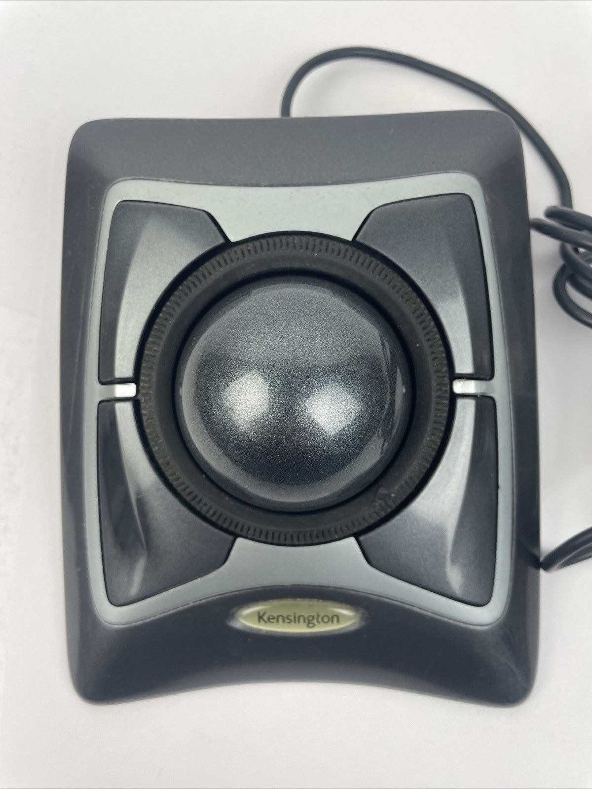 Kensington K64325 USB 2.0 Wired Expert Trackball Mouse w/ Pad - LOOK
