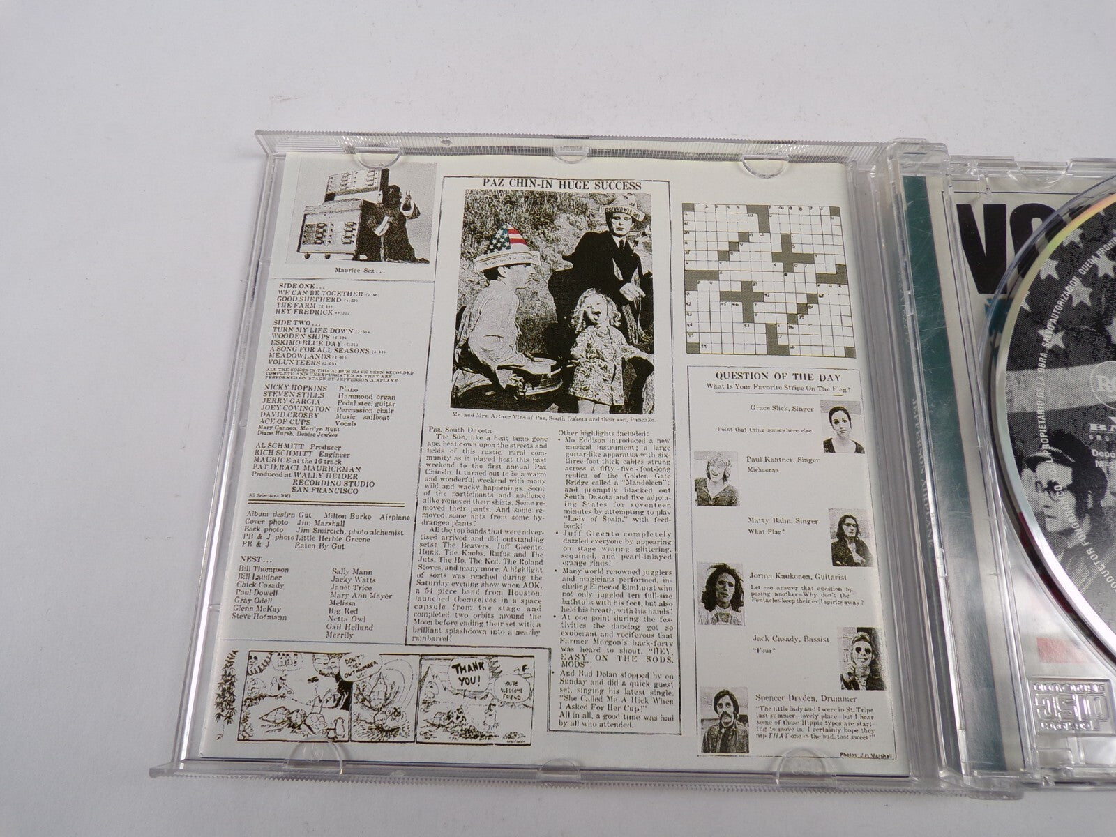 Jefferson Airplane Volunteers We Can Be Together Good Shepherd CD#10