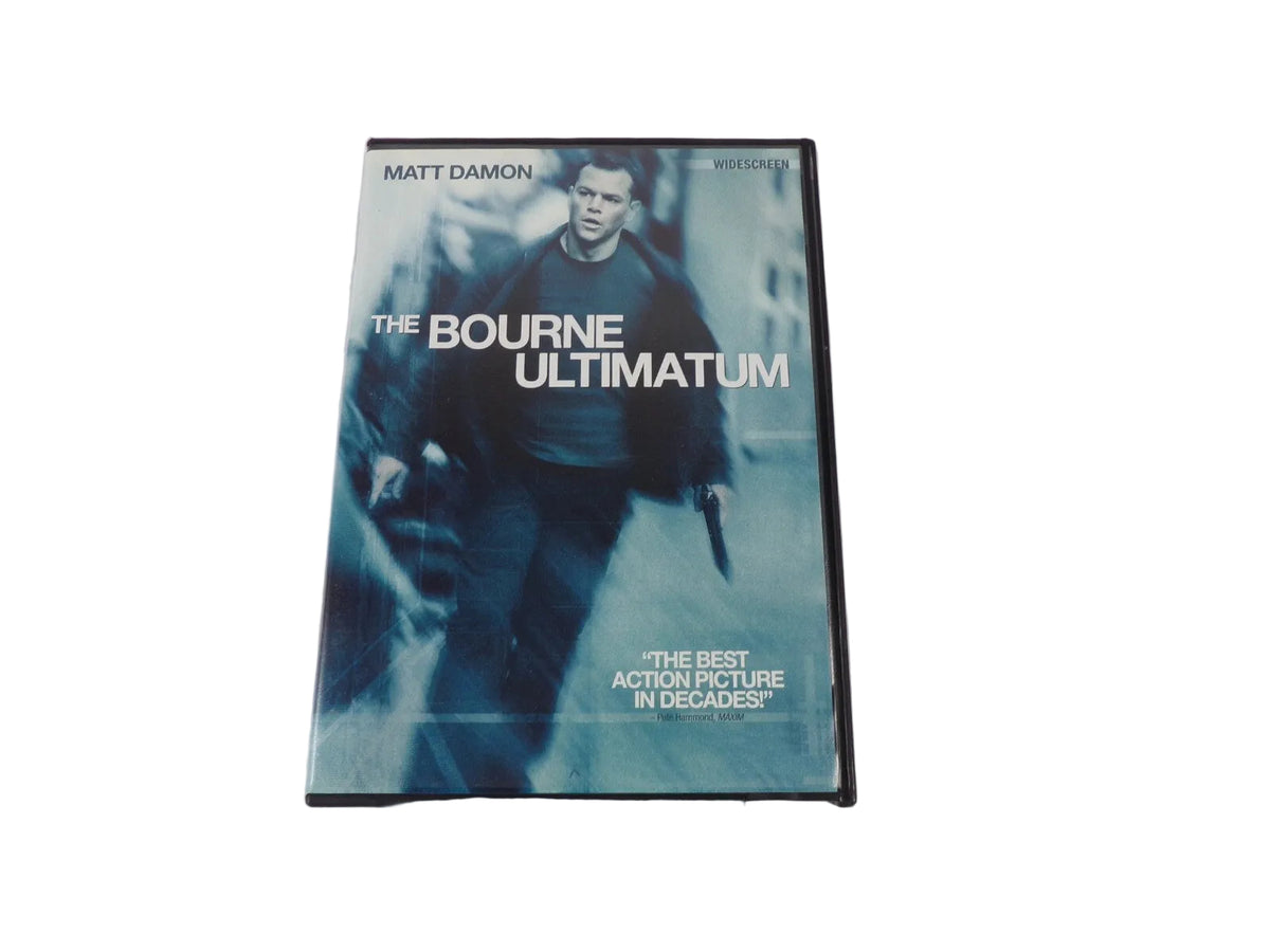 The Bourne Ultimatum Matt Damon "The Best Actio Picture In Devades!" DVD Movies
