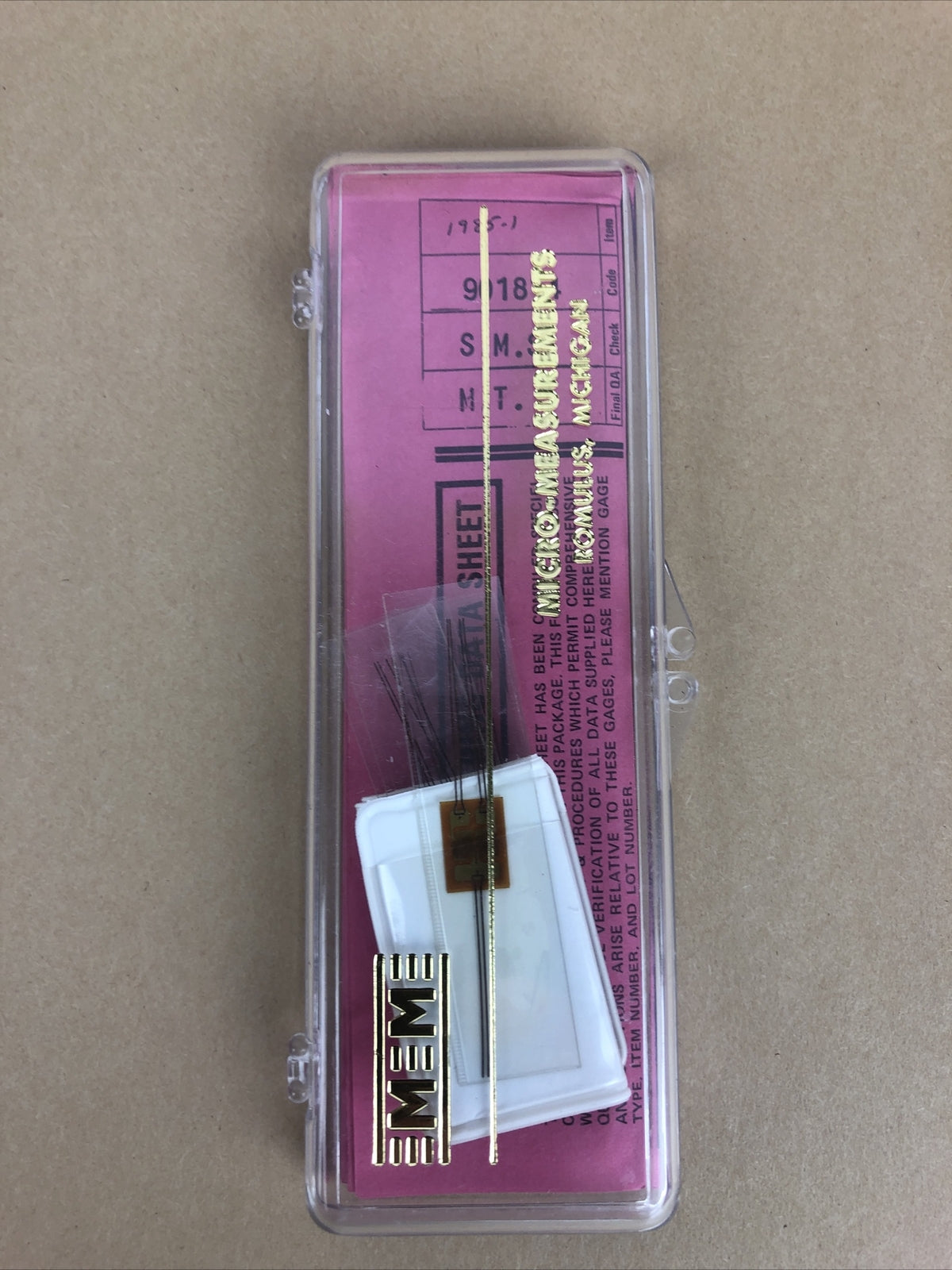 Micro Measurements Precision Strain Gage WK-06-125TW-350 - 5 pk gages NEW