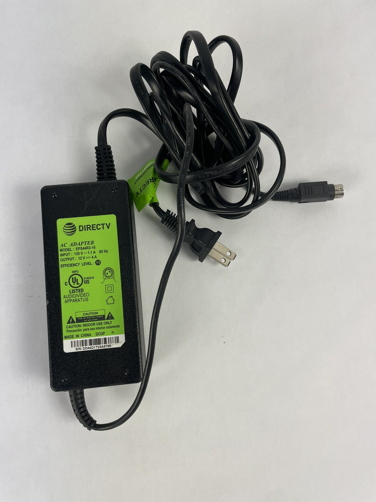 Genuine 48W DIRECTV EPS44R2-16 AC DC Wall Adapter Power Supply 4 Pin 12V 4A -A72