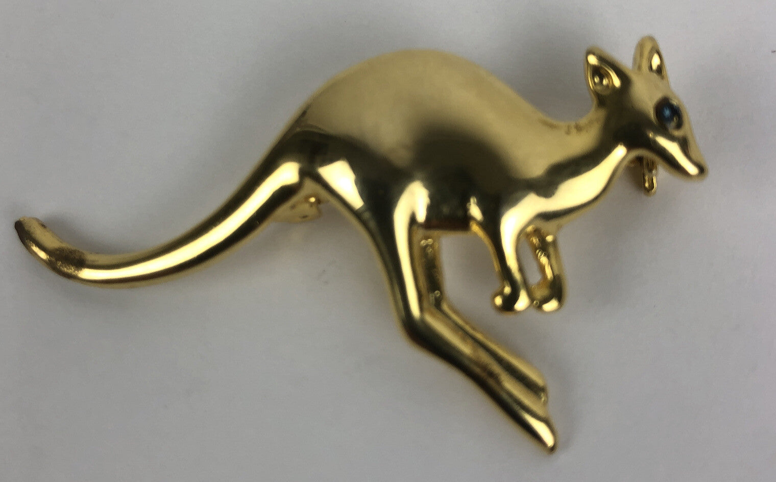 KANGAROO souvenir Koala STICKPIN Goldtone Lapel Pin Style LOT of 2 - LOOK
