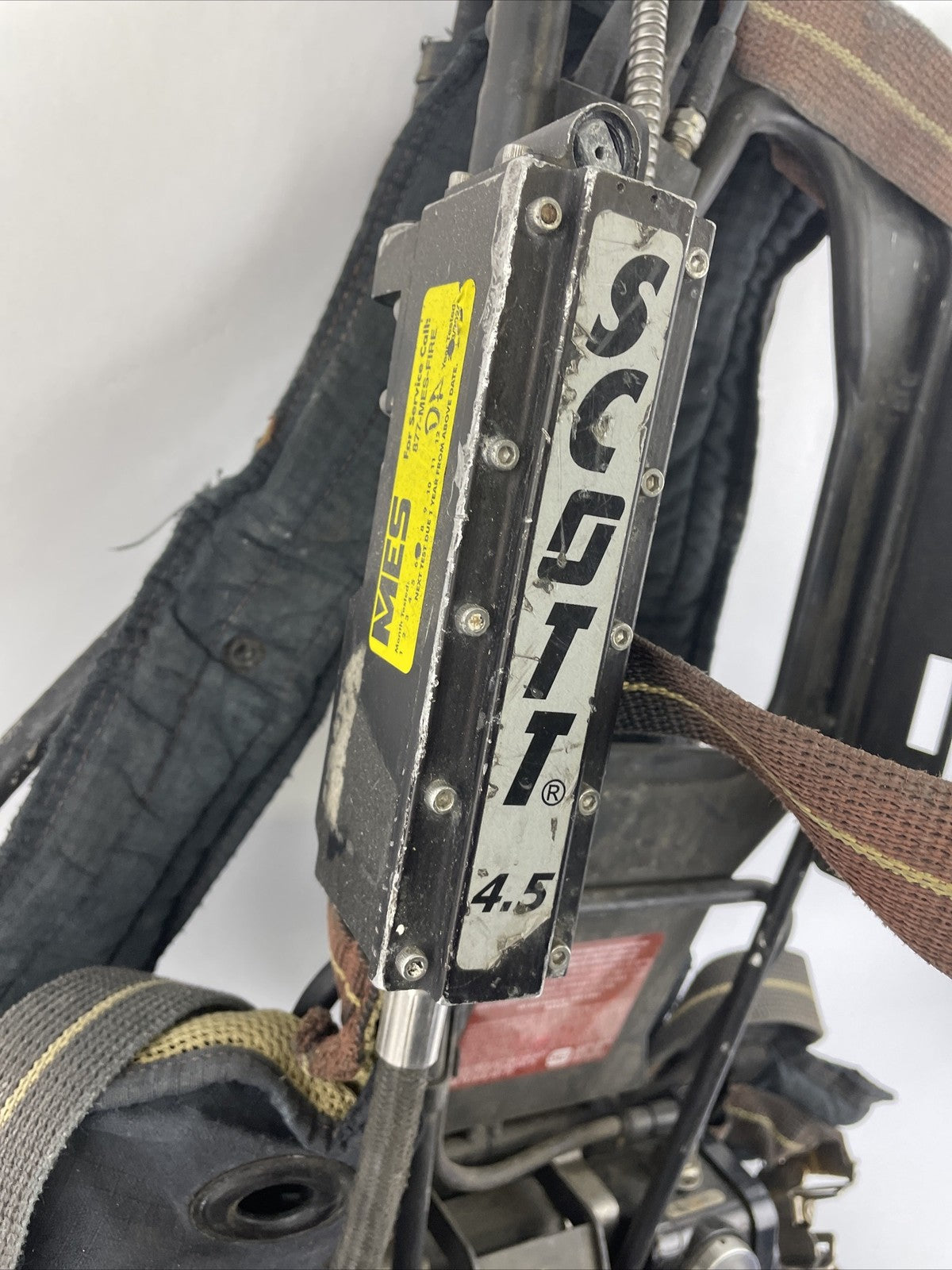 SCOTT SAFETY 4.5 4500 SCBA Air Pack Harness EZ-Flow Air Pak Plus with Sensor k