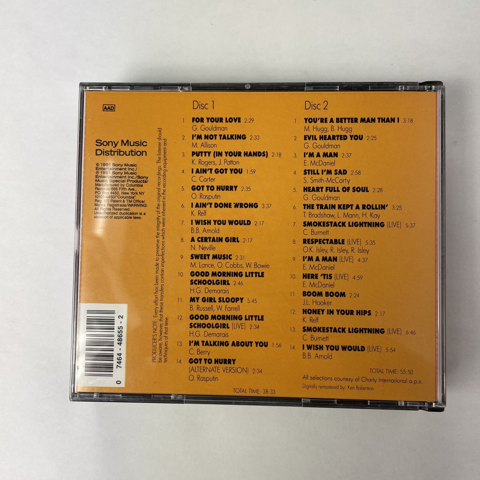The Yardbirds - Smokestack Lightning CD 2 Disc Set #23
