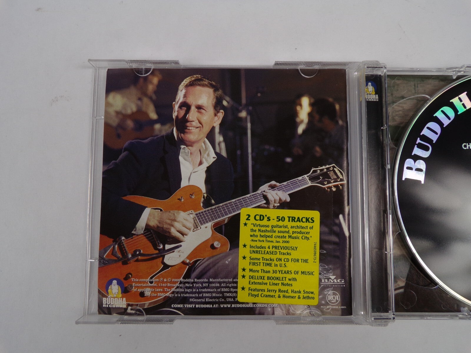 Chet Atkins Guitar Legend Dizzy Strings Rainbow Hot Toddy Slinkey CD#41