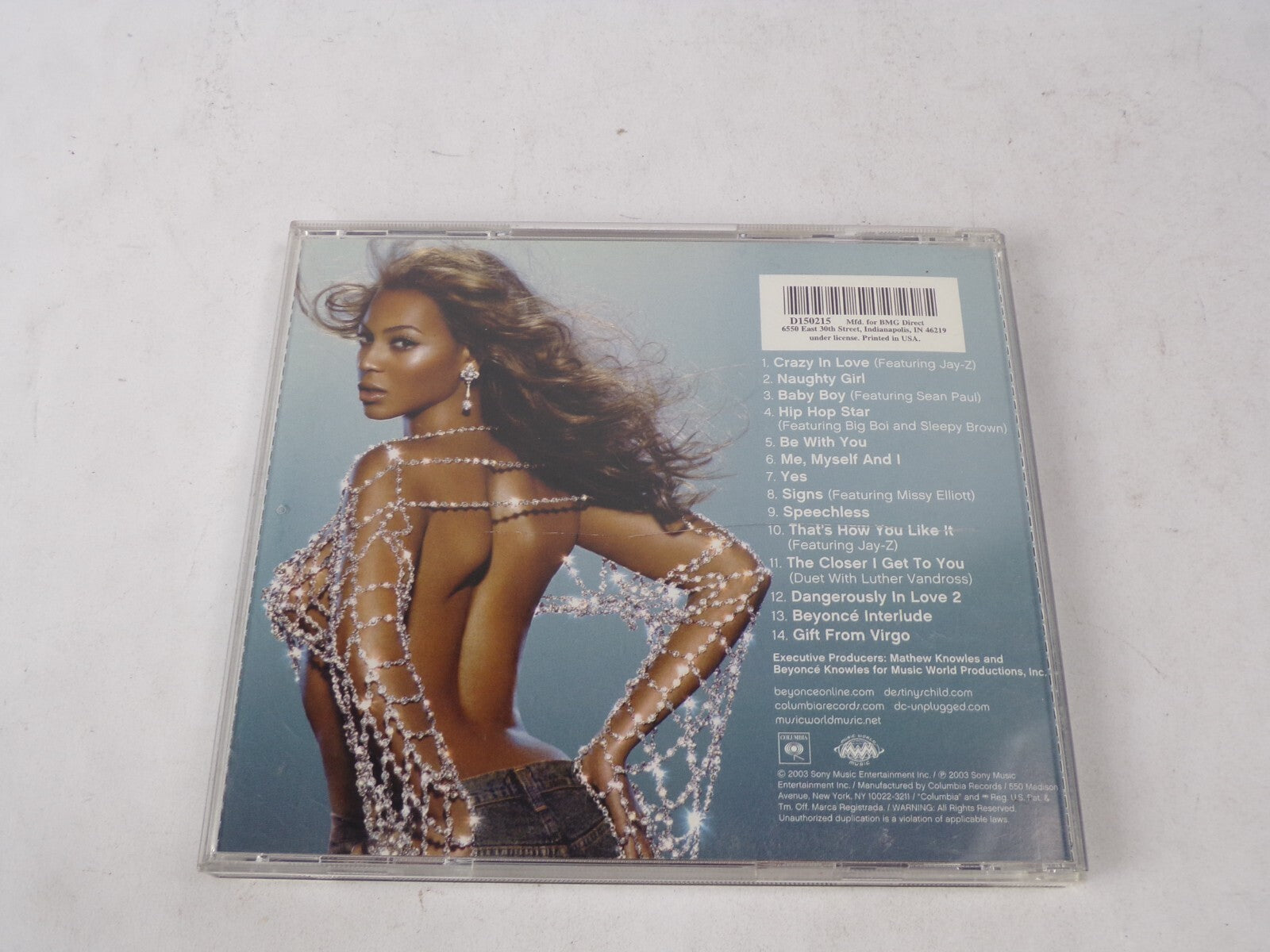 Beyonce Dangerously In Love Crazy In Love Naughty Girl Baby Boy Hip Hop StaCD#62