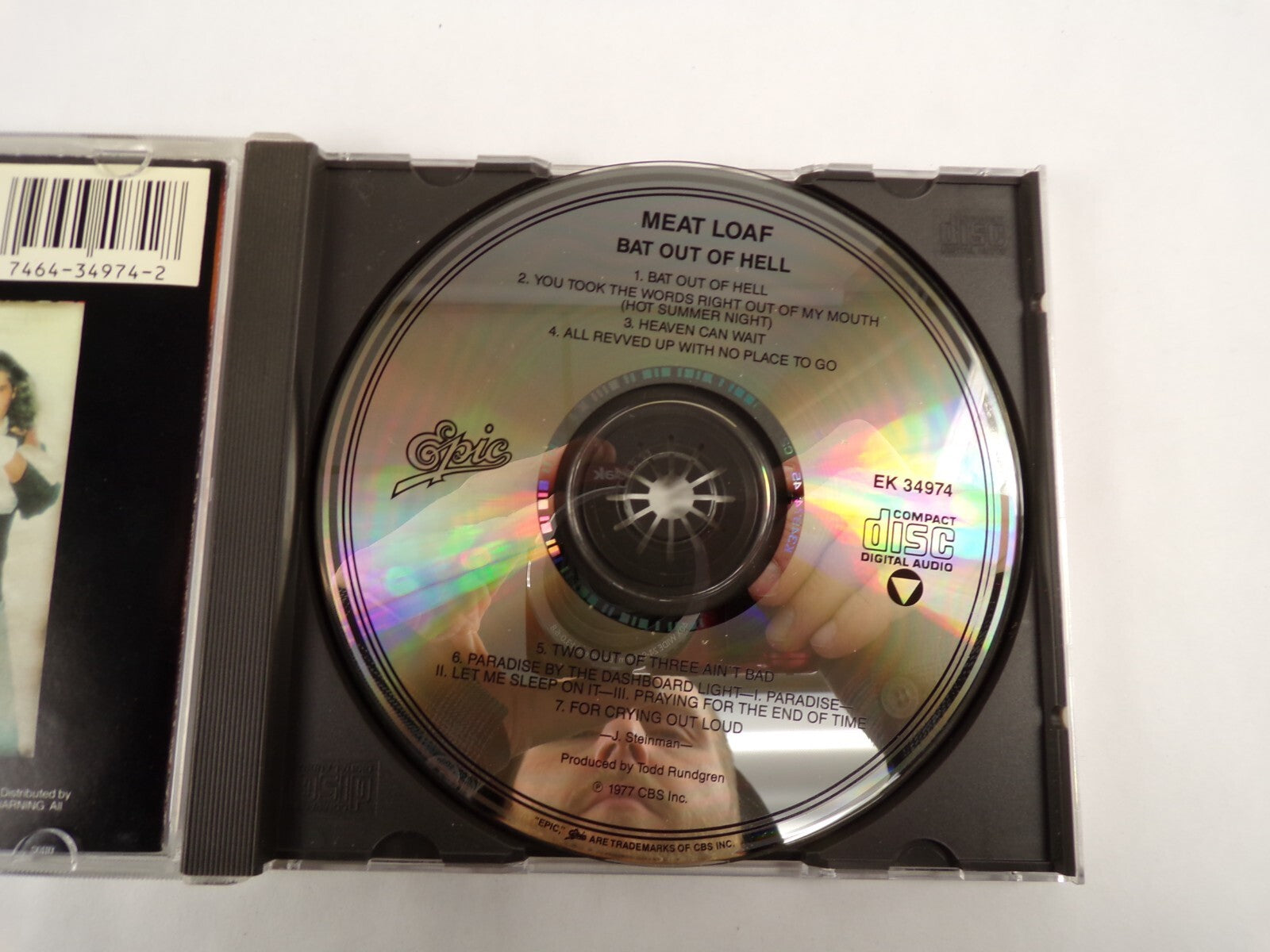 Meat Loaf Bat Out Of Hell All Revved up With No Place To Go Heaven CanWait CD#54
