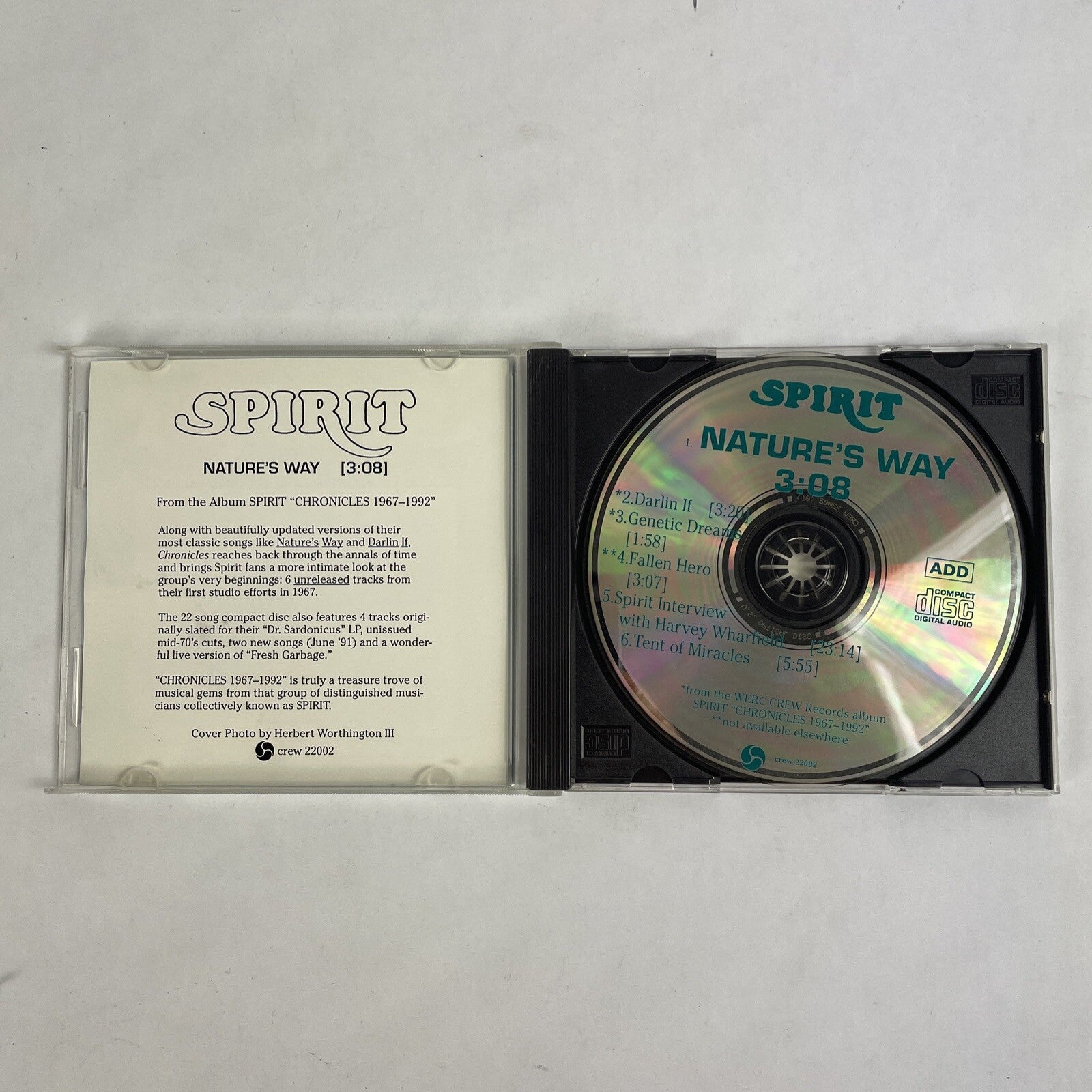 Spirit - Nature's Way CD #20