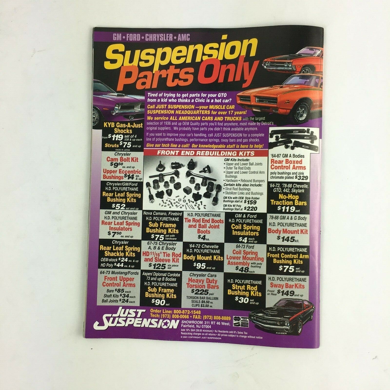 January2002 Muscle Car Magazine Factory Freaks! Magnum 400 Tempest AMC Nationals