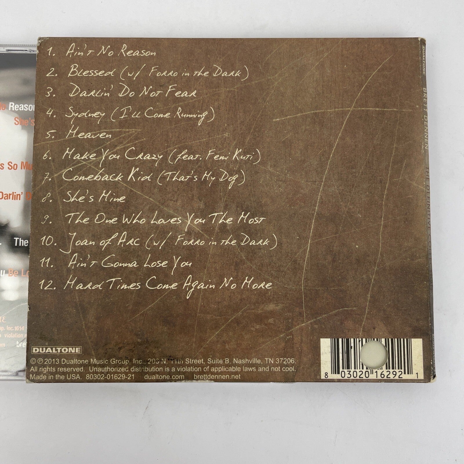 2 x Brett Dennen Digital Audio CD The Definitive Collection - More So Much More