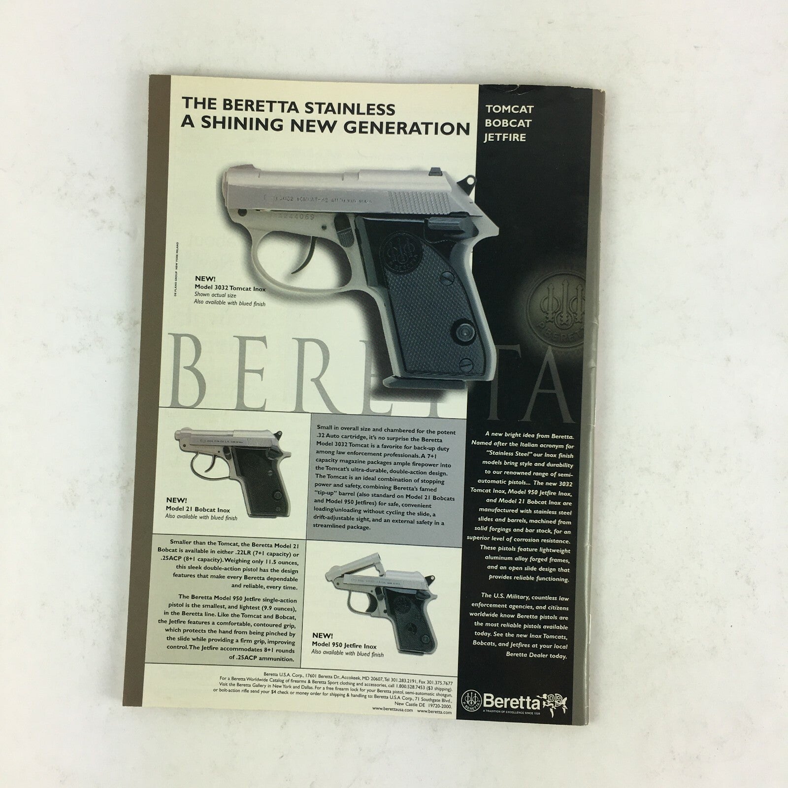 December 1999 Gun World Magazine Sturm Ruger 50 & Co. Vektor CP-1 Jungle Gun