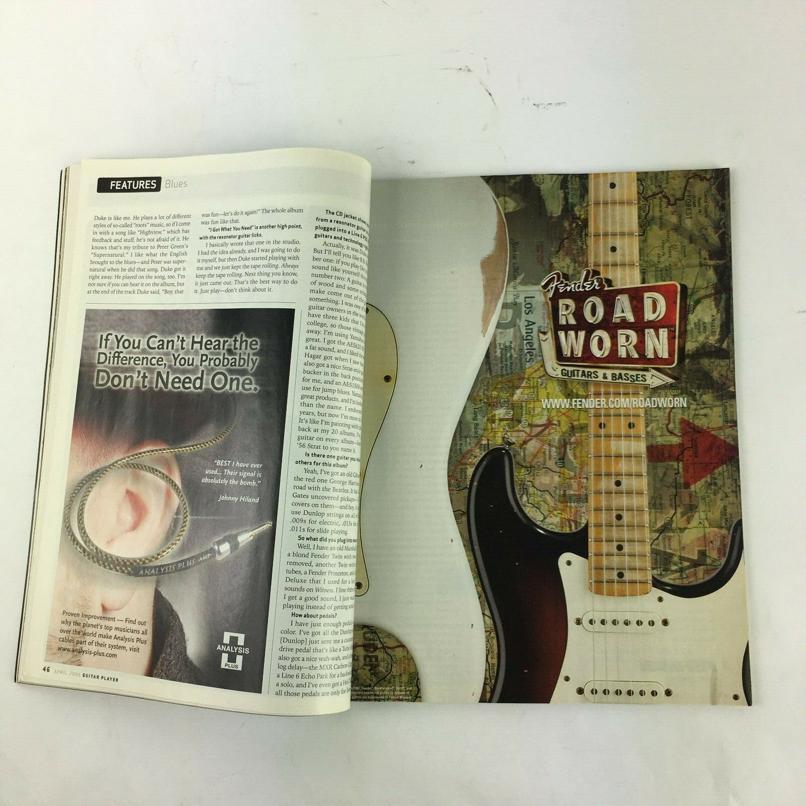 2001 Guitar Player Magazine Joe Bonamassa Ron Asheton John Pizzarelli AlDI Meola