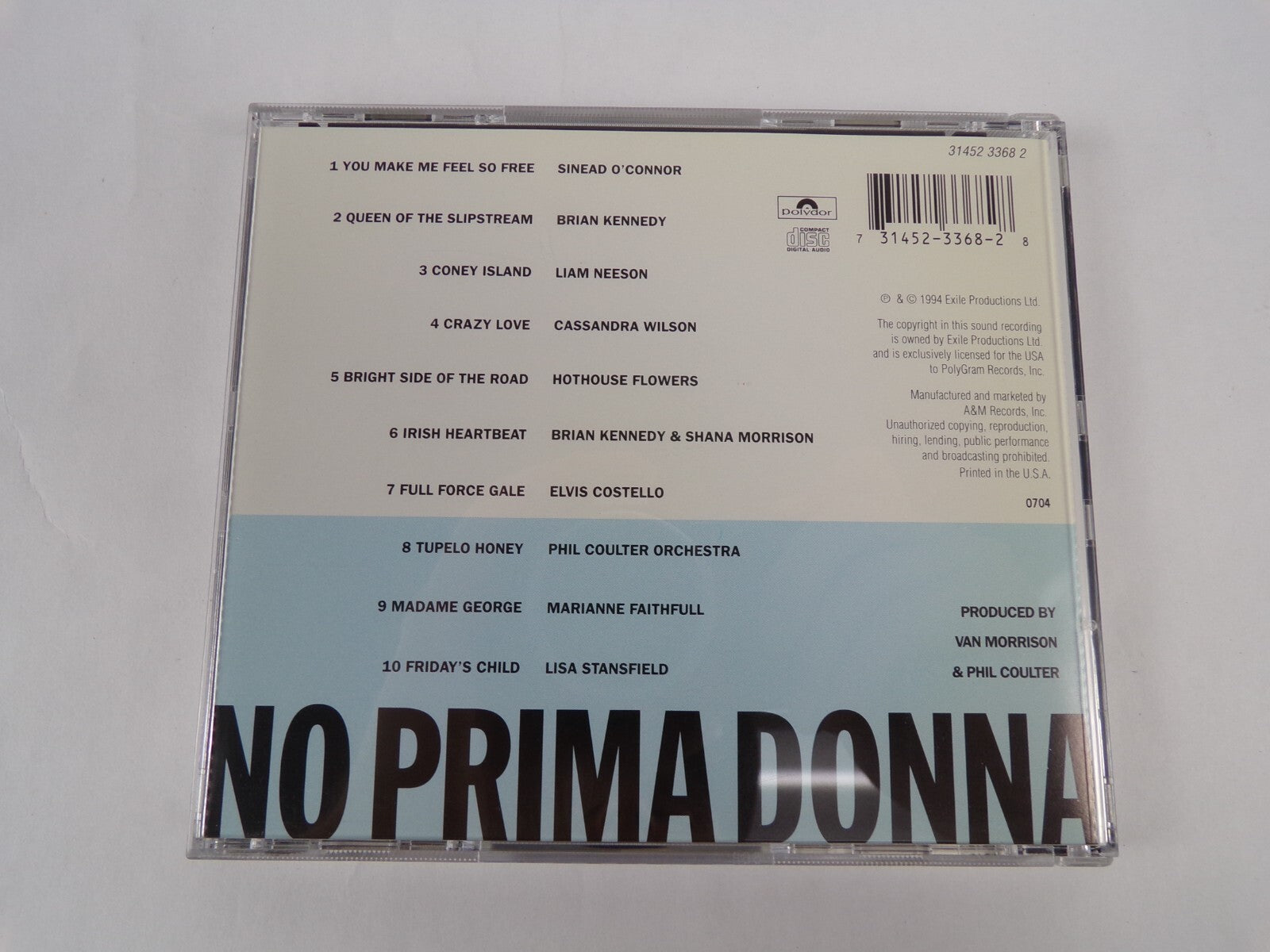 No Prima Donna The Songs Of Van Morrison CD #25
