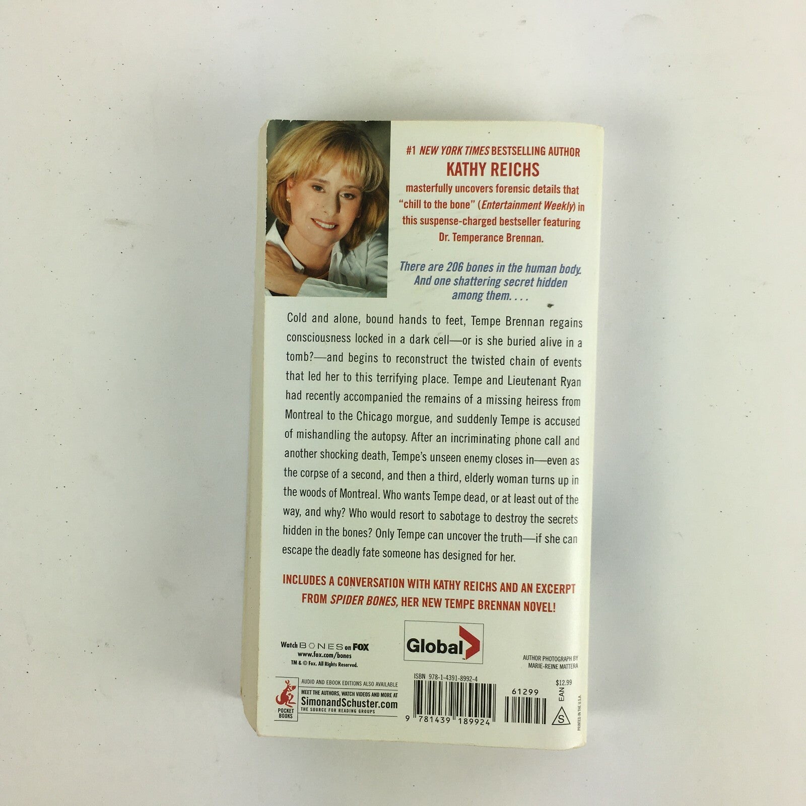 Kathy Reichs There are 206 bones in the human body and one shattering secret..