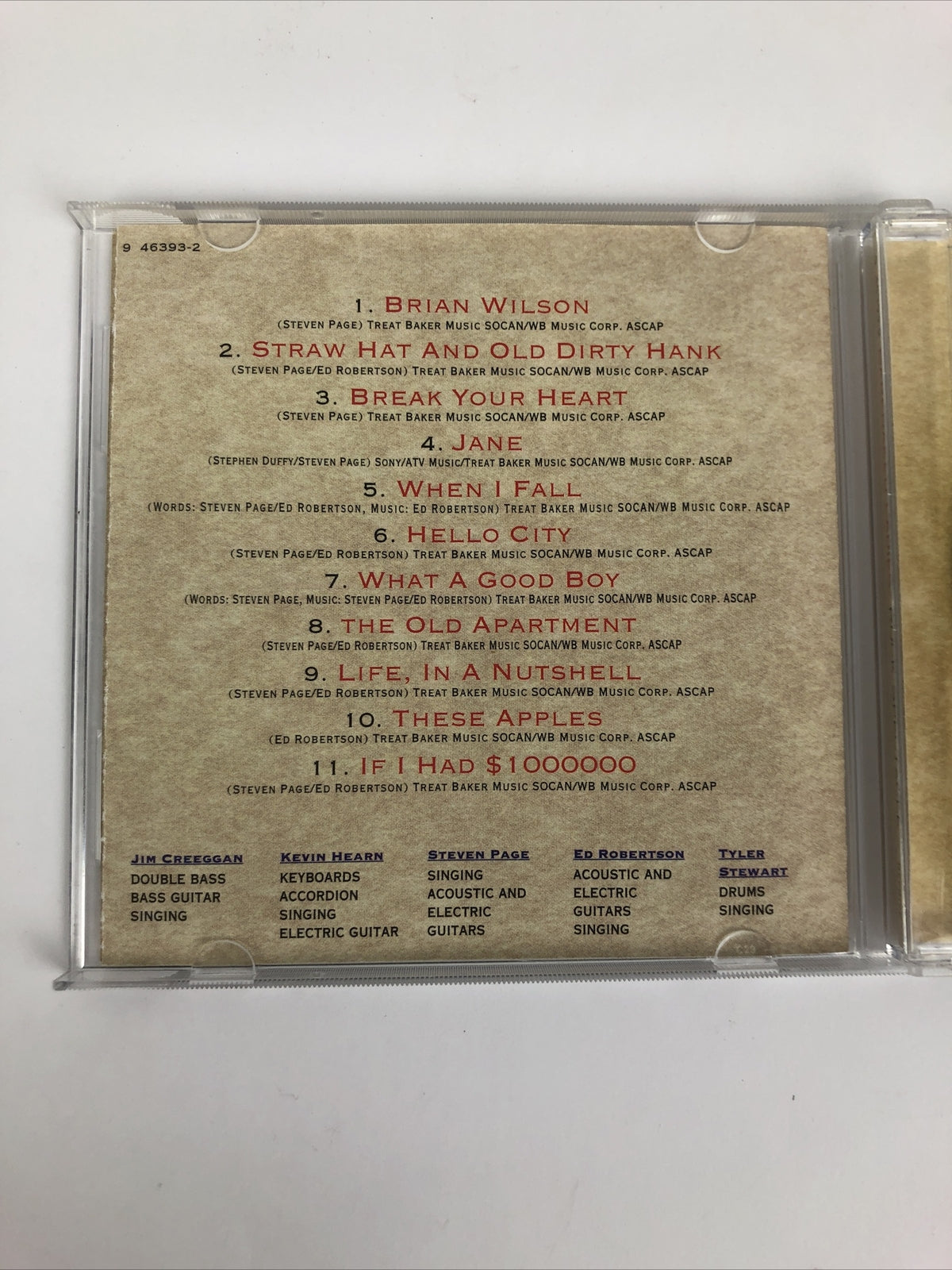 BARENAKED LADIES " Rock Spectacle Music " Live Recording Digital Audio CD - #56