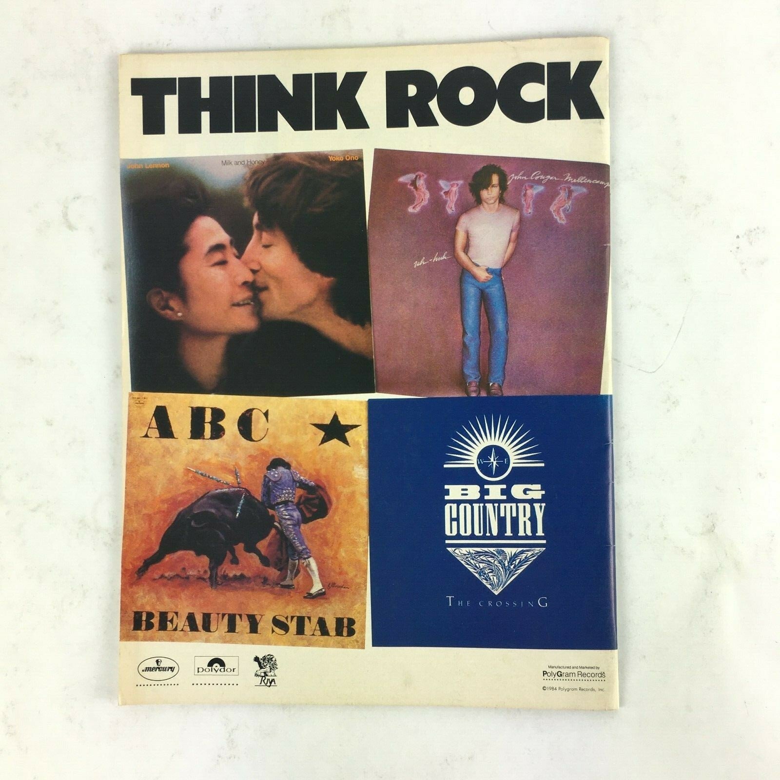 April1984 RecordMagazine DavidLee Roth Romantics Genesis ABC Bored with The Beat