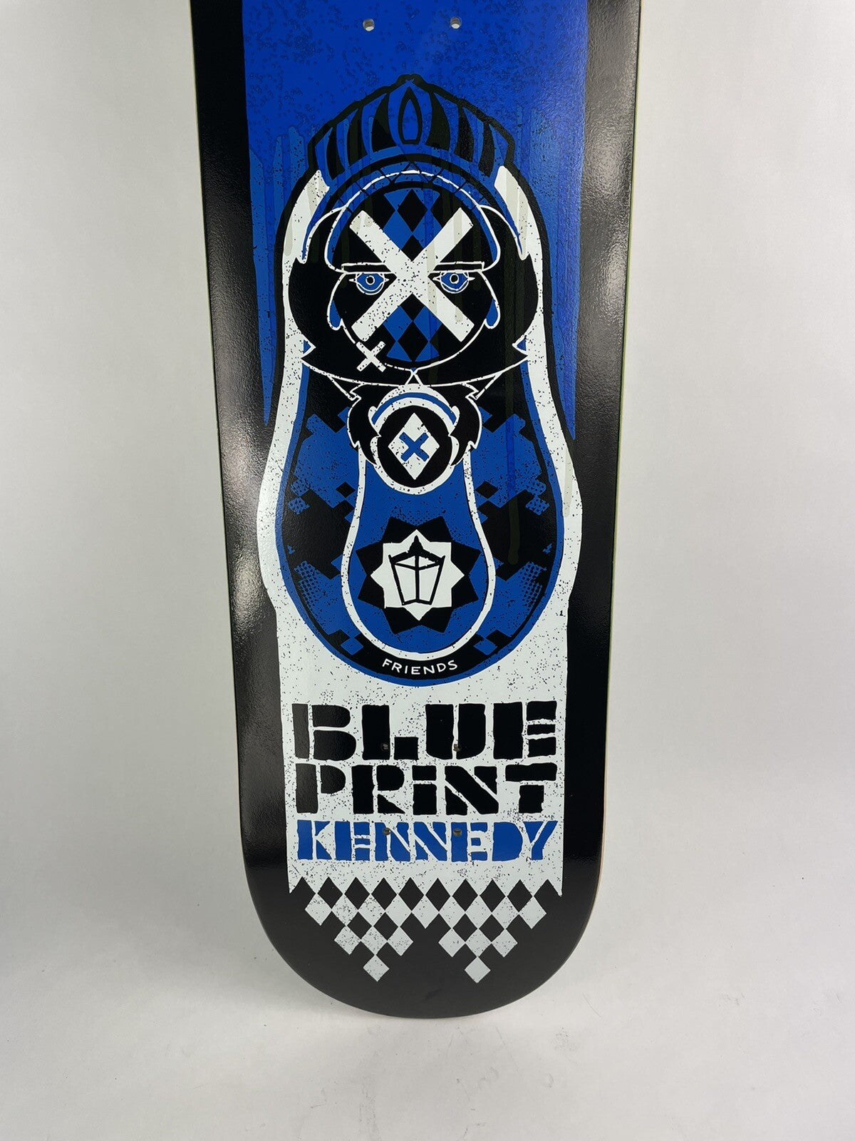 Blueprint Colin Kennedy Babushka rare 8.5-inch hard rock maple skateboard deck.