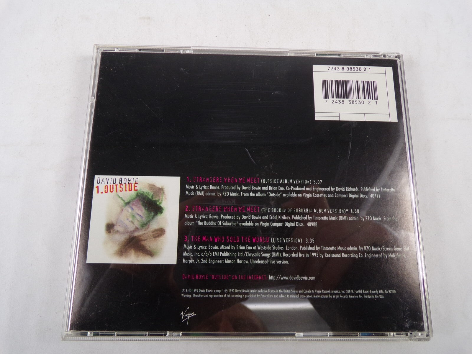 Davio Bowie Strangers When We Meet The Man Who Solo The World CD#56