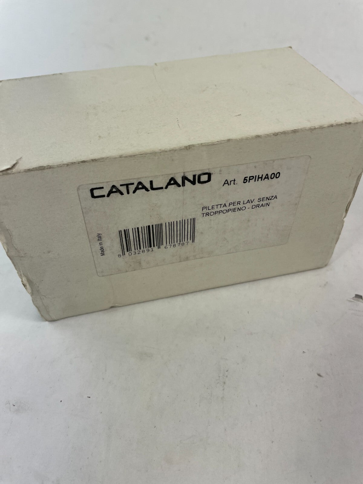 Catalano 5PIHA00 polished chrome Troppopieno bathroom overflow drain