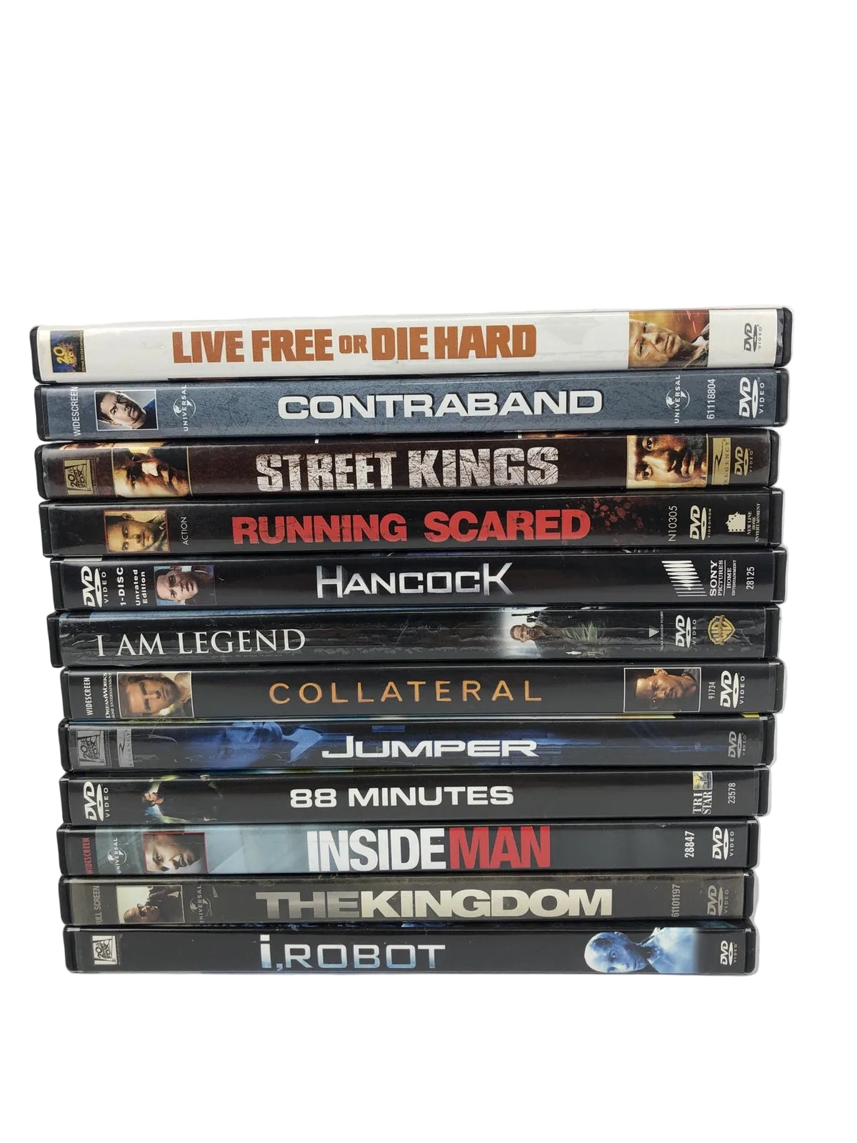 Lot of 12 action and drama DVD movies Will Smith Mark Wahlberg Paul Walker Jamie Foxx